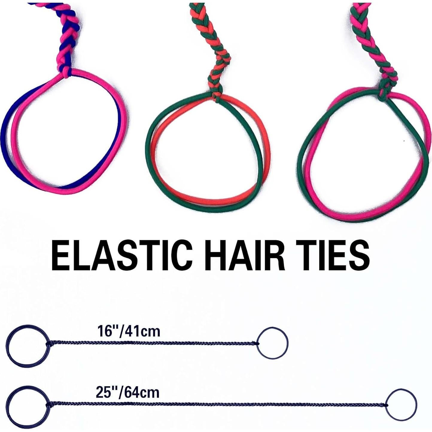 3 Paquetes de Sujetadores de Cabello SISYOUP 40.64 cm Colorido