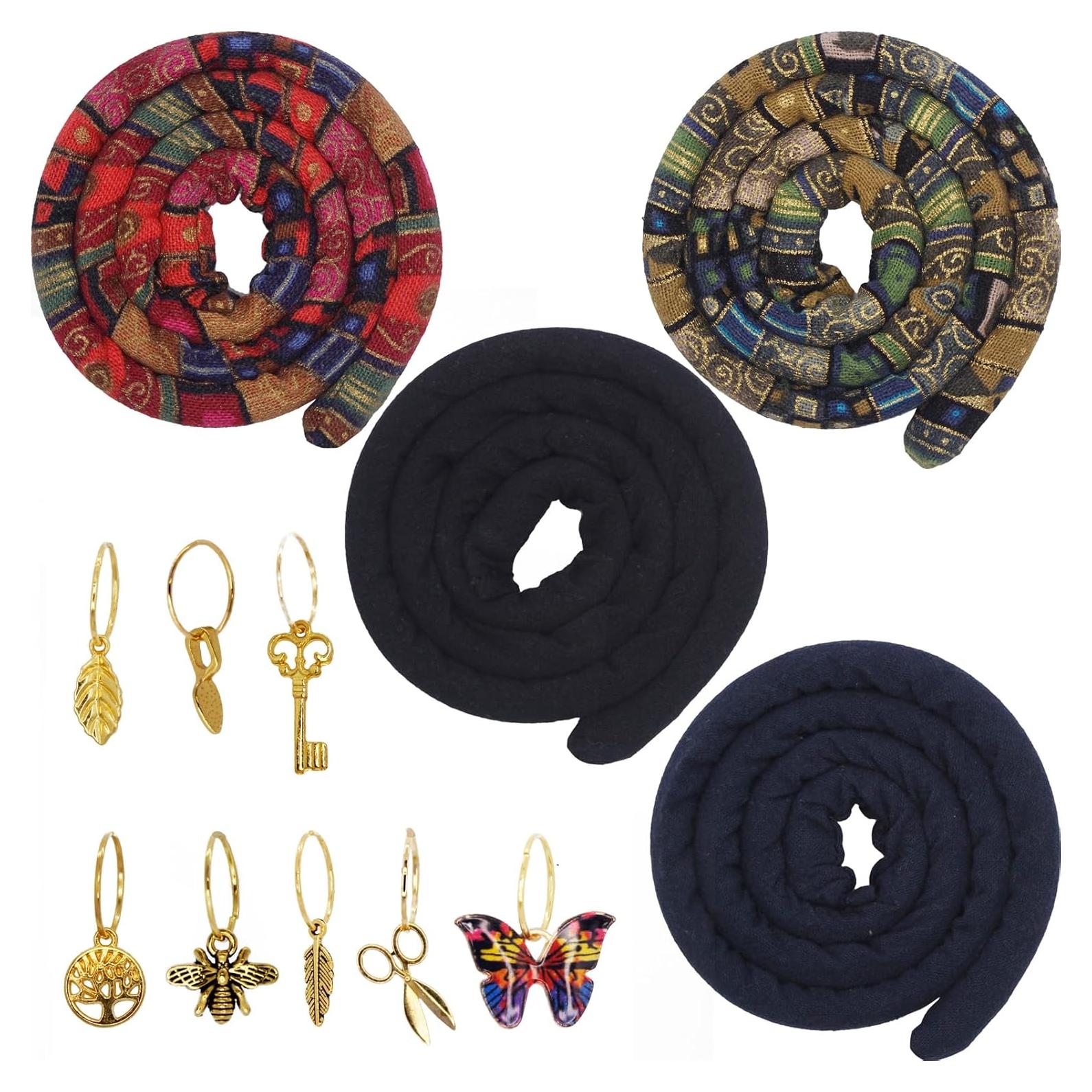 Tiras de Cabello de Bloqueo Espiral Multi para Dreadlocks