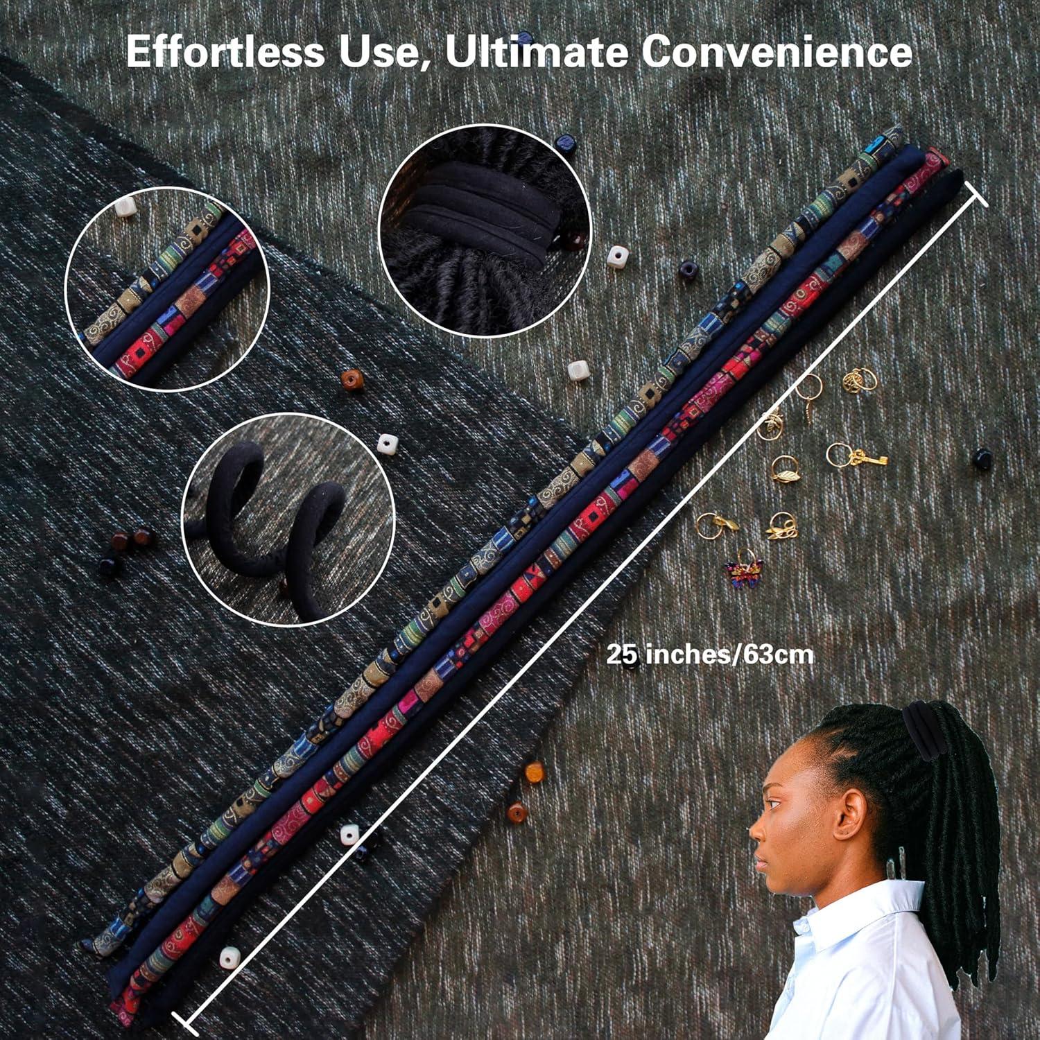 Tiras de Cabello de Bloqueo Espiral Multi para Dreadlocks