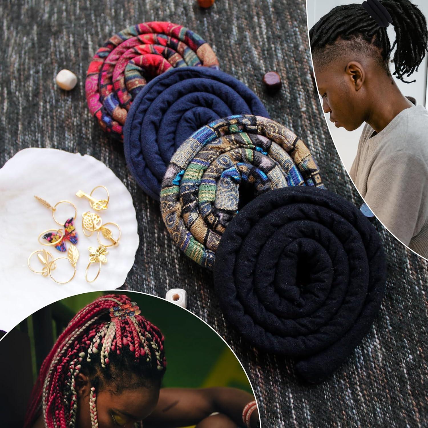 Tiras de Cabello de Bloqueo Espiral Multi para Dreadlocks