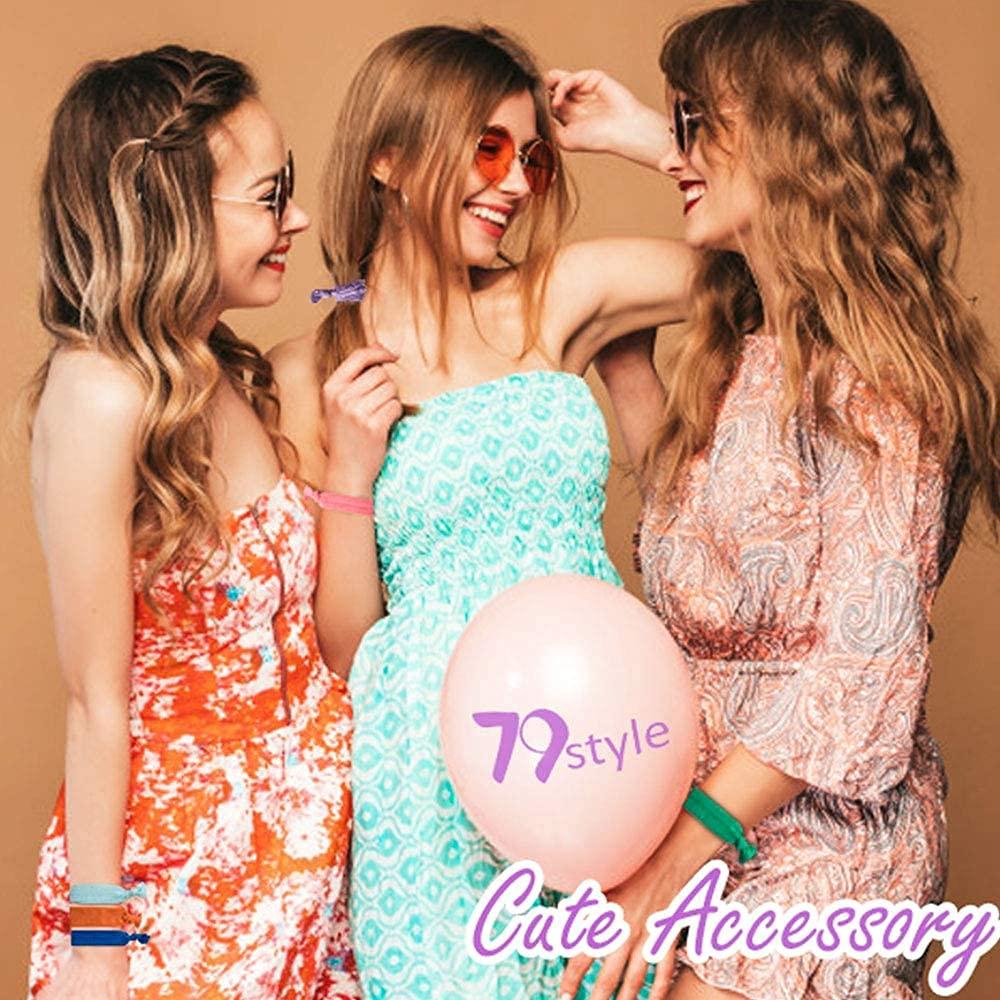 Lazos de Cabello 79STYLE 100 Pcs Sin Daño Multicolores