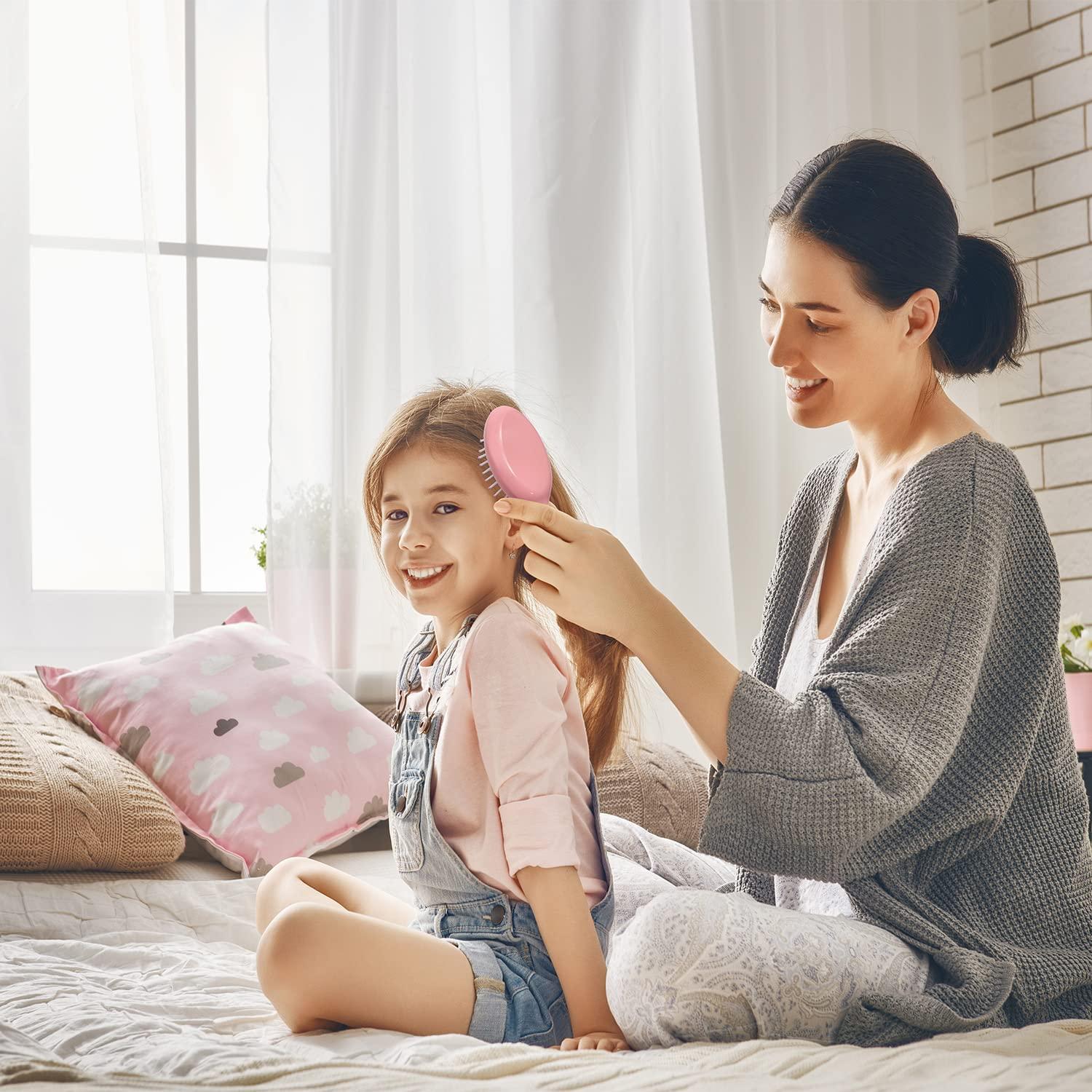 Mini Cepillo Desenredante Húmedo Goiio - 6 Piezas Multicolor