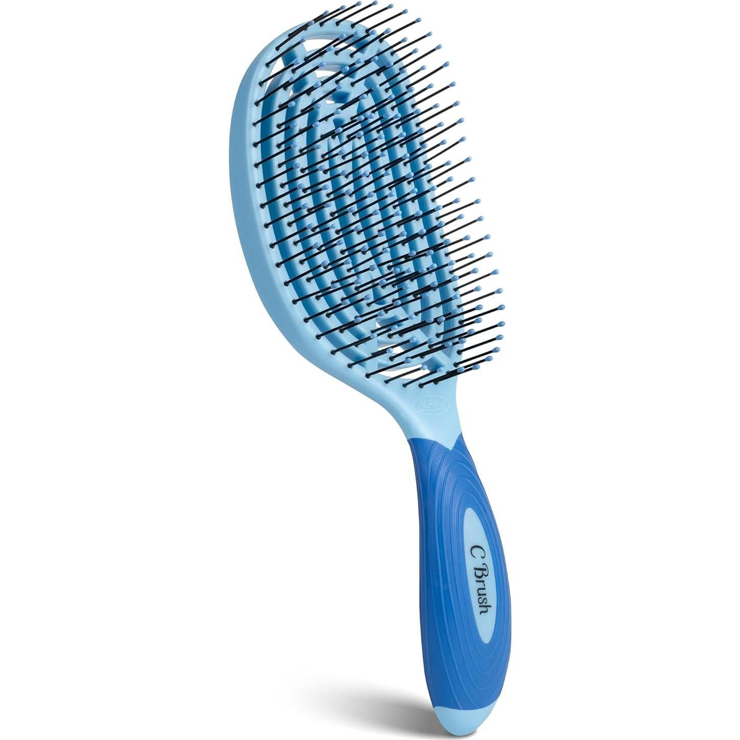Cepillo Curvado Profesional NuWay 4Hair C Brush - Azul Cielo
