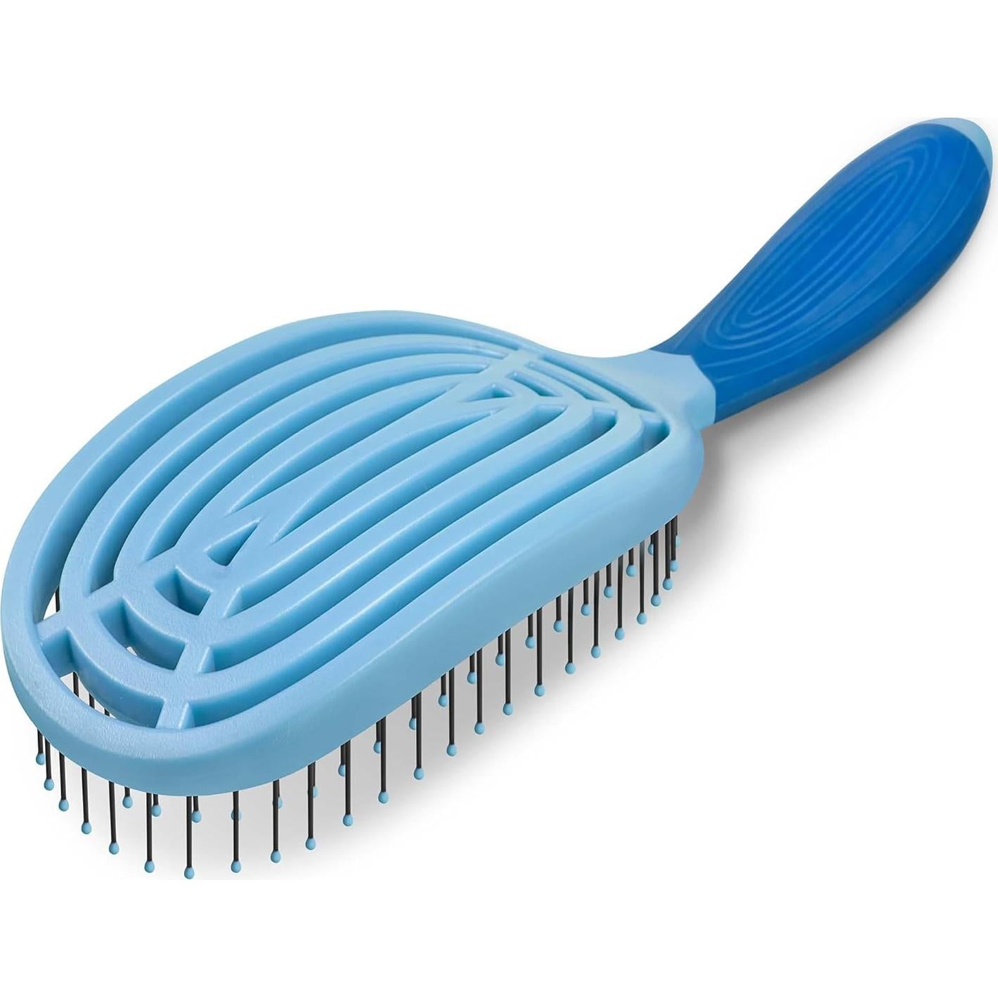 Cepillo Curvado Profesional NuWay 4Hair C Brush - Azul Cielo