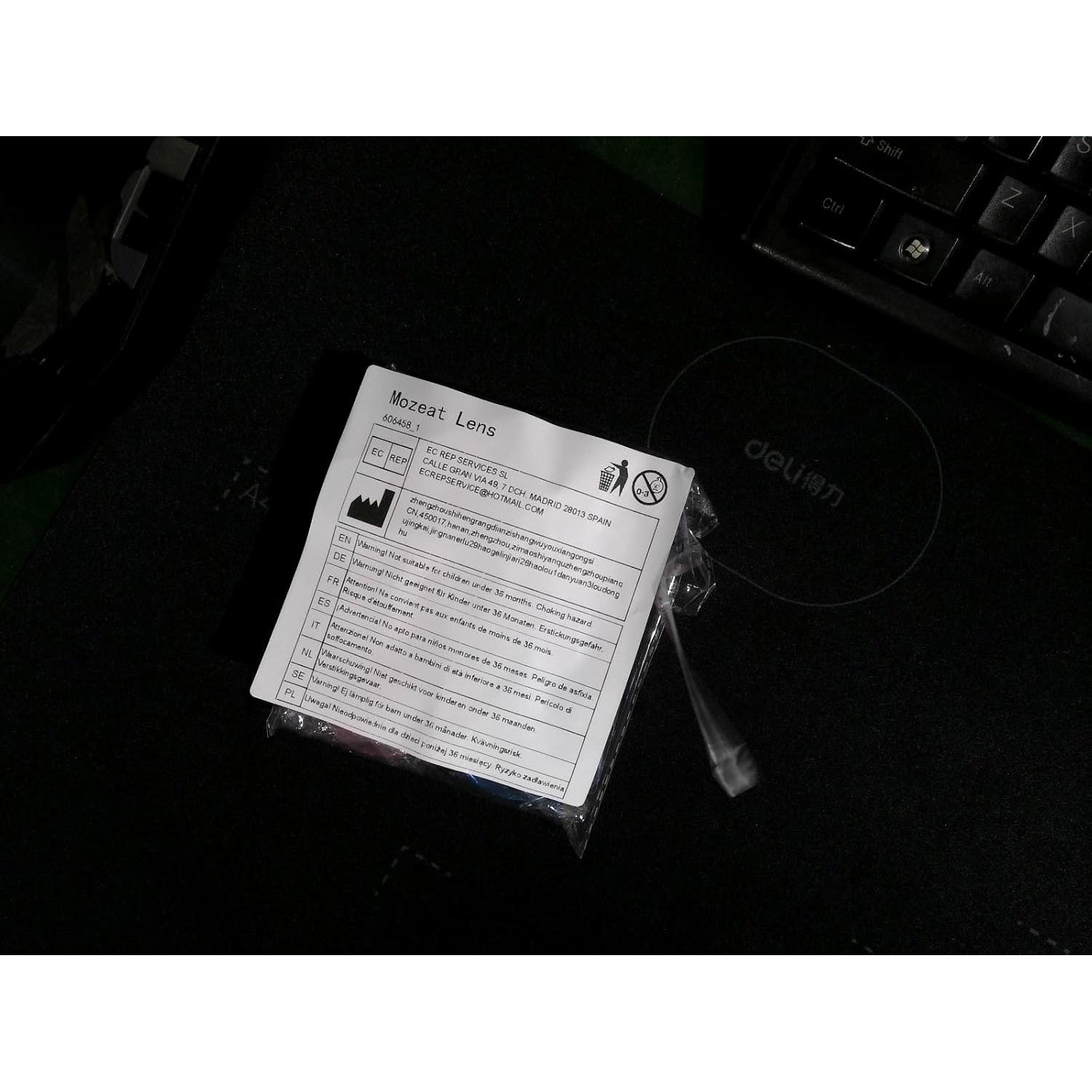 Cepillo de Pelo Plegable con Espejo MOZEAT LENS - 2 Piezas Rosa