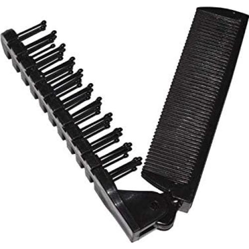 Juego de 3 Peines de Viaje Plegables Aeyistry Negro