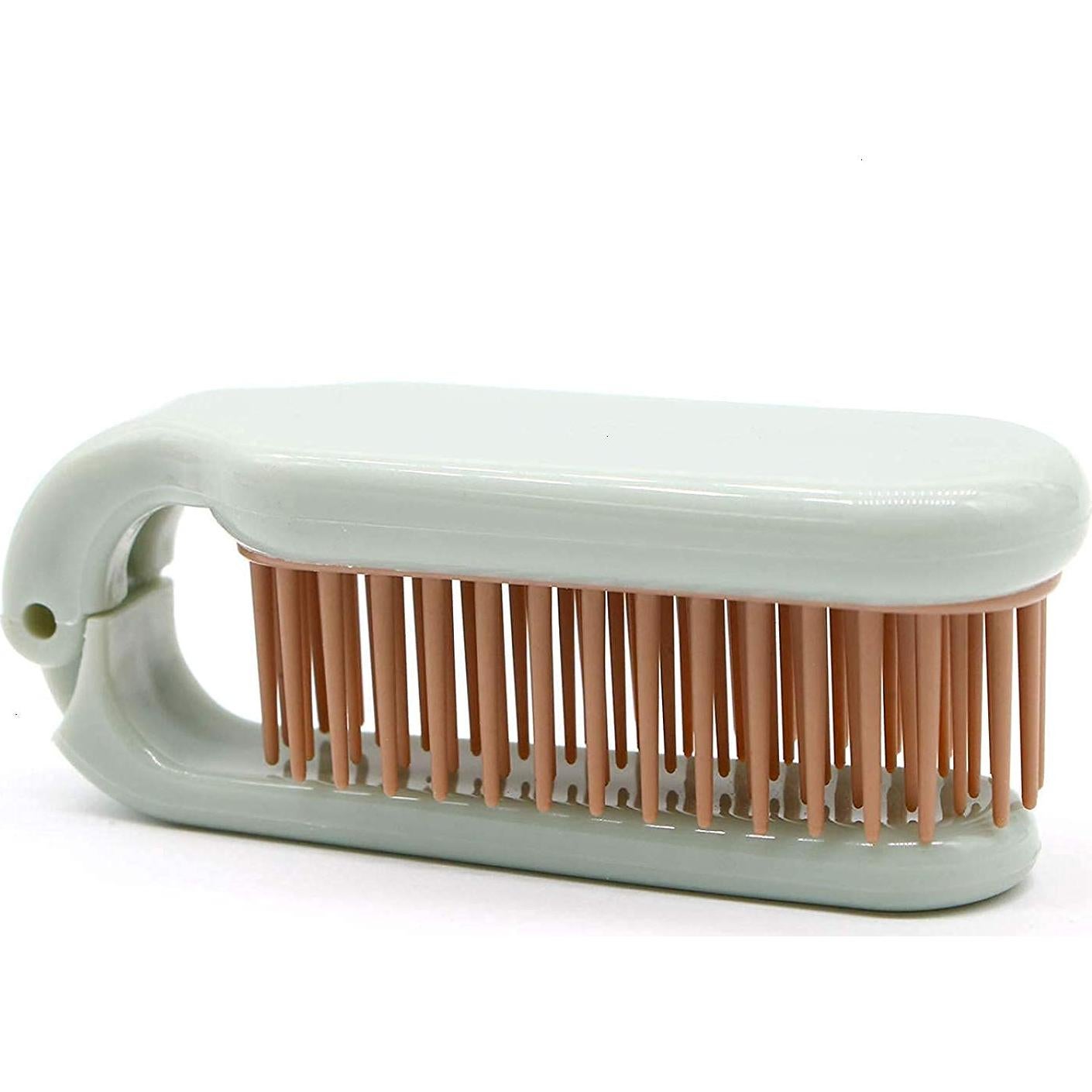 Paquete de 2 Peines Plegables TAPBULL para Viaje Azul y Rosa