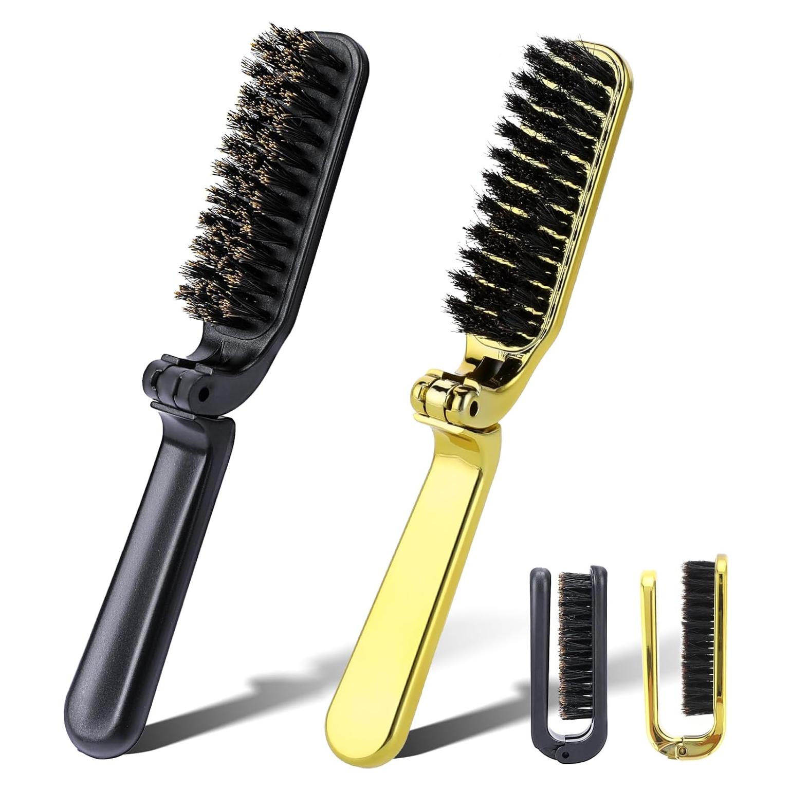 Cepillo Plegable de Cerdas de Jabalí MOZEAT LENS 2 Piezas