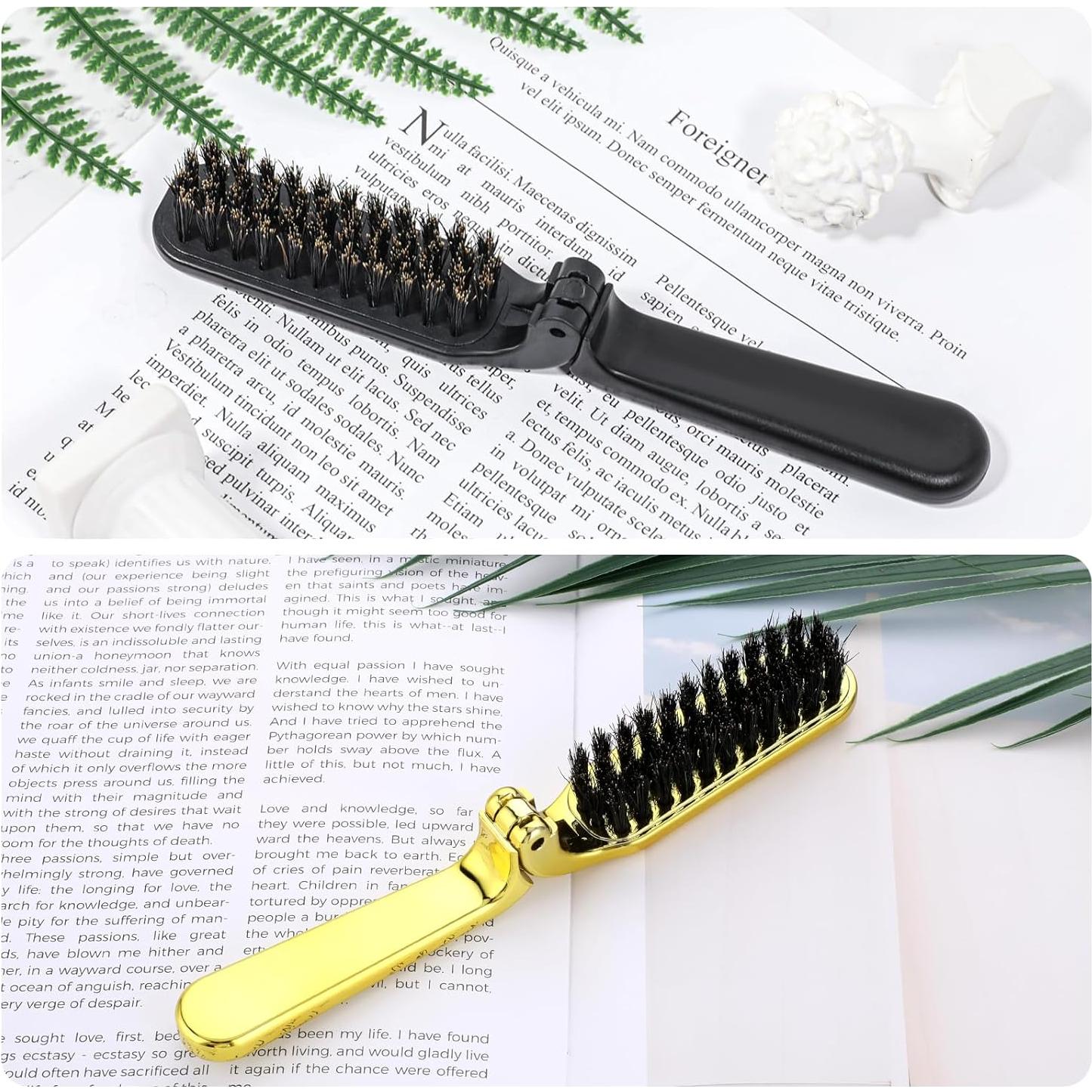 Cepillo Plegable de Cerdas de Jabalí MOZEAT LENS 2 Piezas