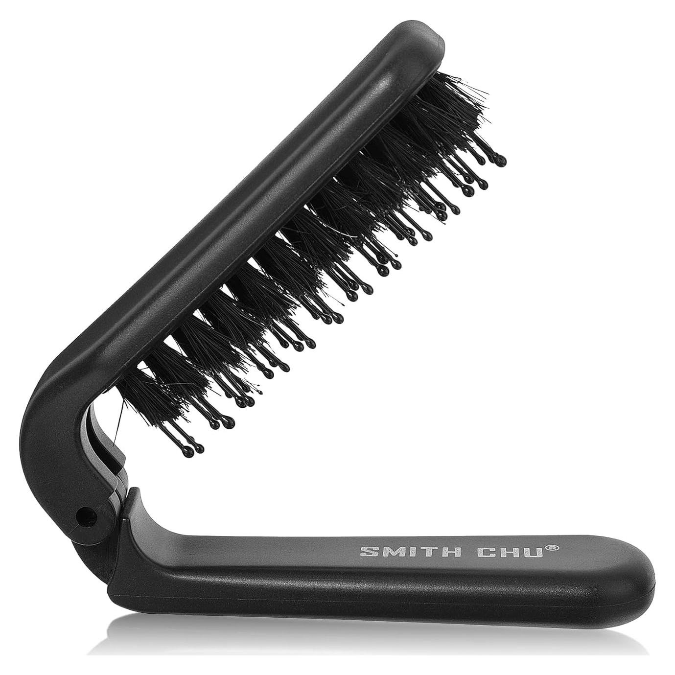 Cepillo de Pelo Plegable ValueBargain Mini Cerda Jabalí 15cm