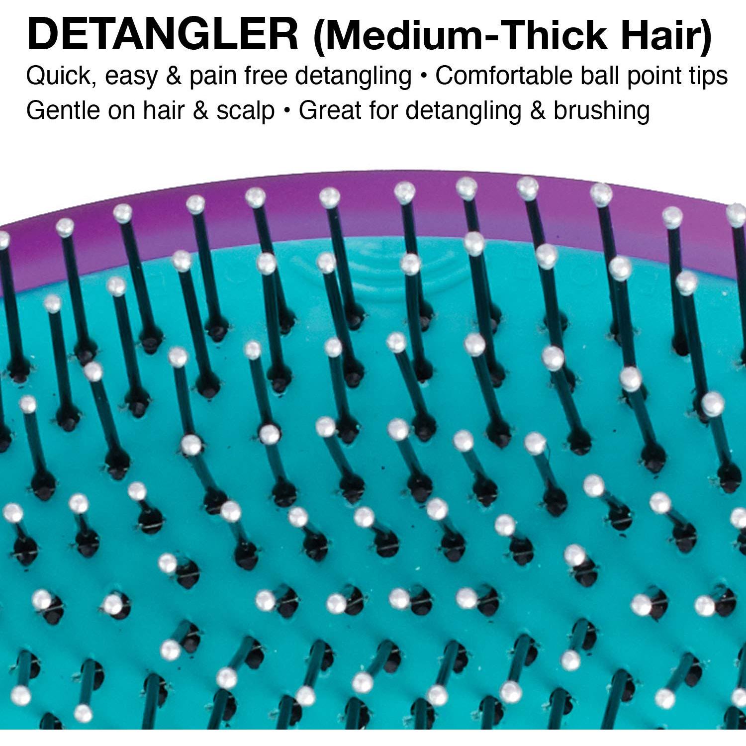 Cepillo Desenredador Mini Olivia Garden Púrpura 15.2x5.1cm