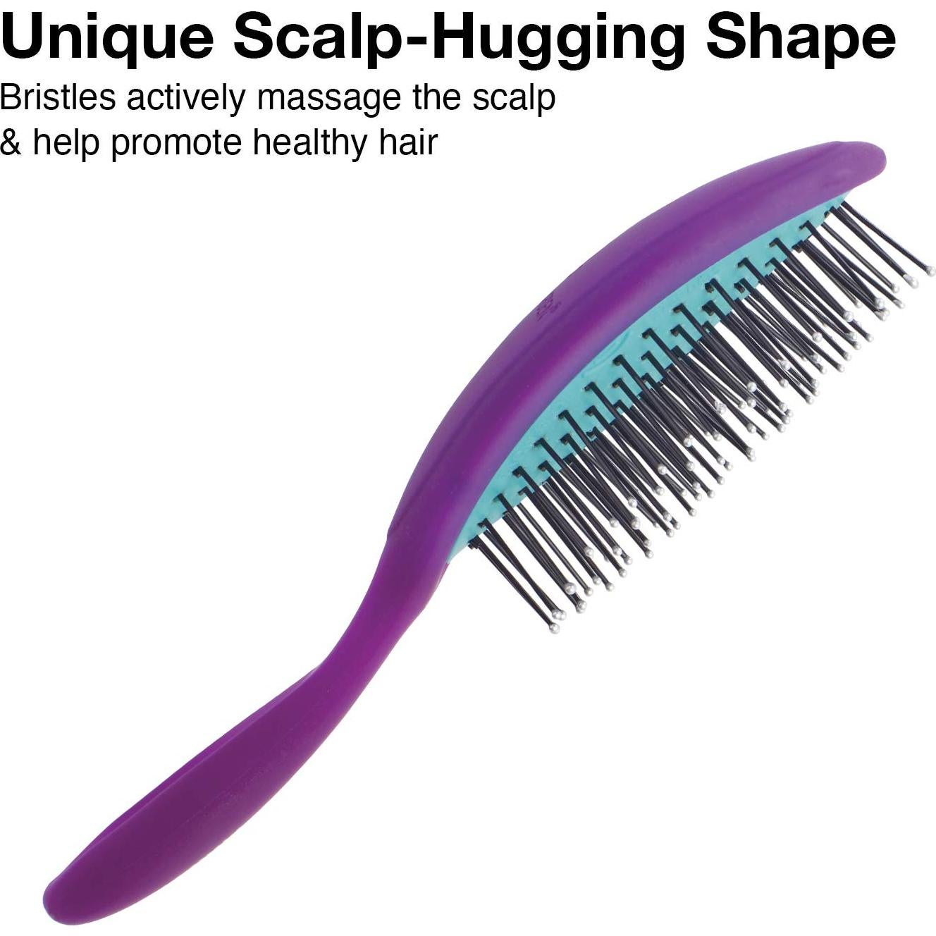 Cepillo Desenredador Mini Olivia Garden Púrpura 15.2x5.1cm