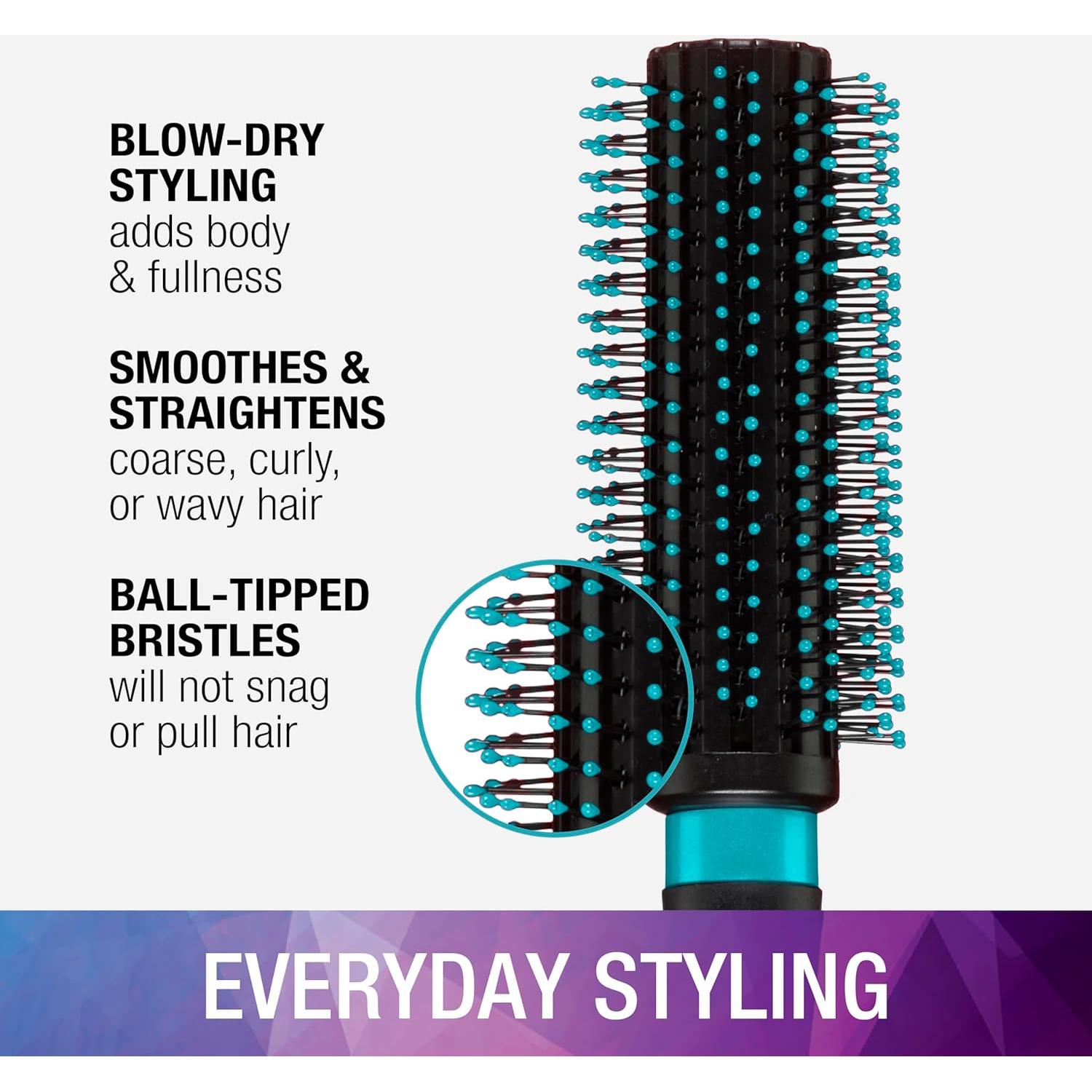 Cepillo Redondo Conair Salon Results - Nylon 21cm Verde