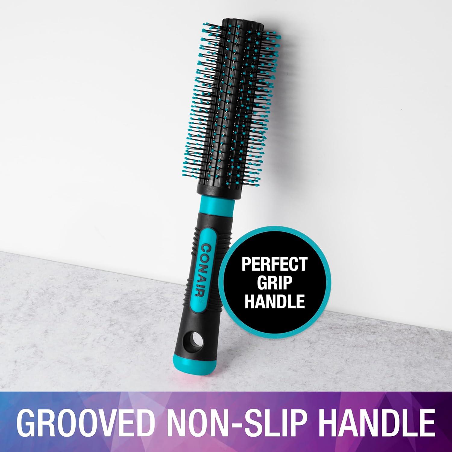 Cepillo Redondo Conair Salon Results - Nylon 21cm Verde