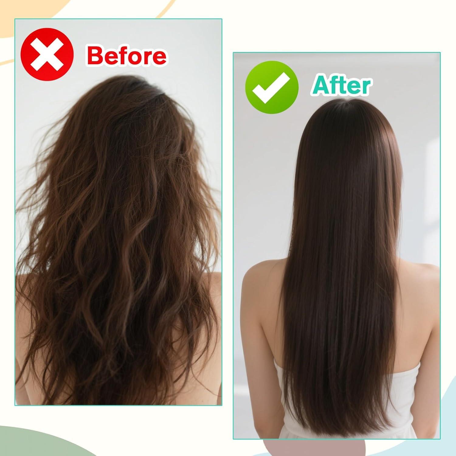 Cepillo de Cabello Plegable SynHHergyx 2 Pcs Compacto Verde Rosa