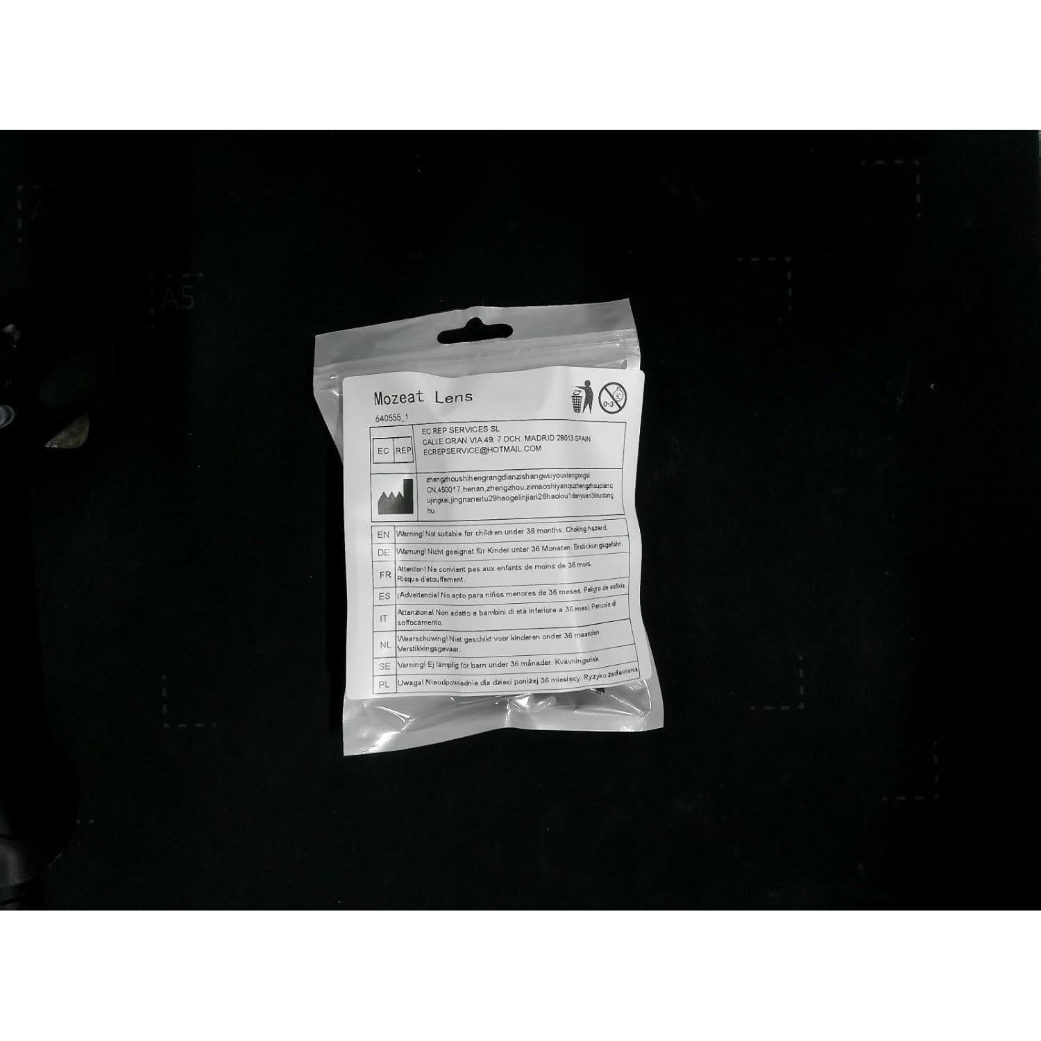 Cepillo de Pelo Plegable MOZEAT LENS Mini Portátil 17.5 cm