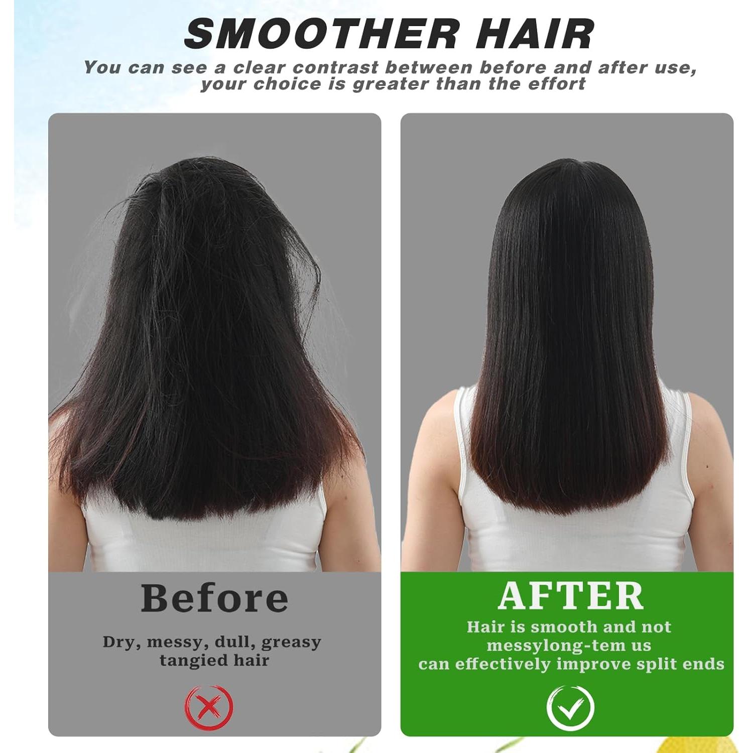 Cepillo de Pelo Plegable MOZEAT LENS 2 Piezas Viaje Negro Ámbar