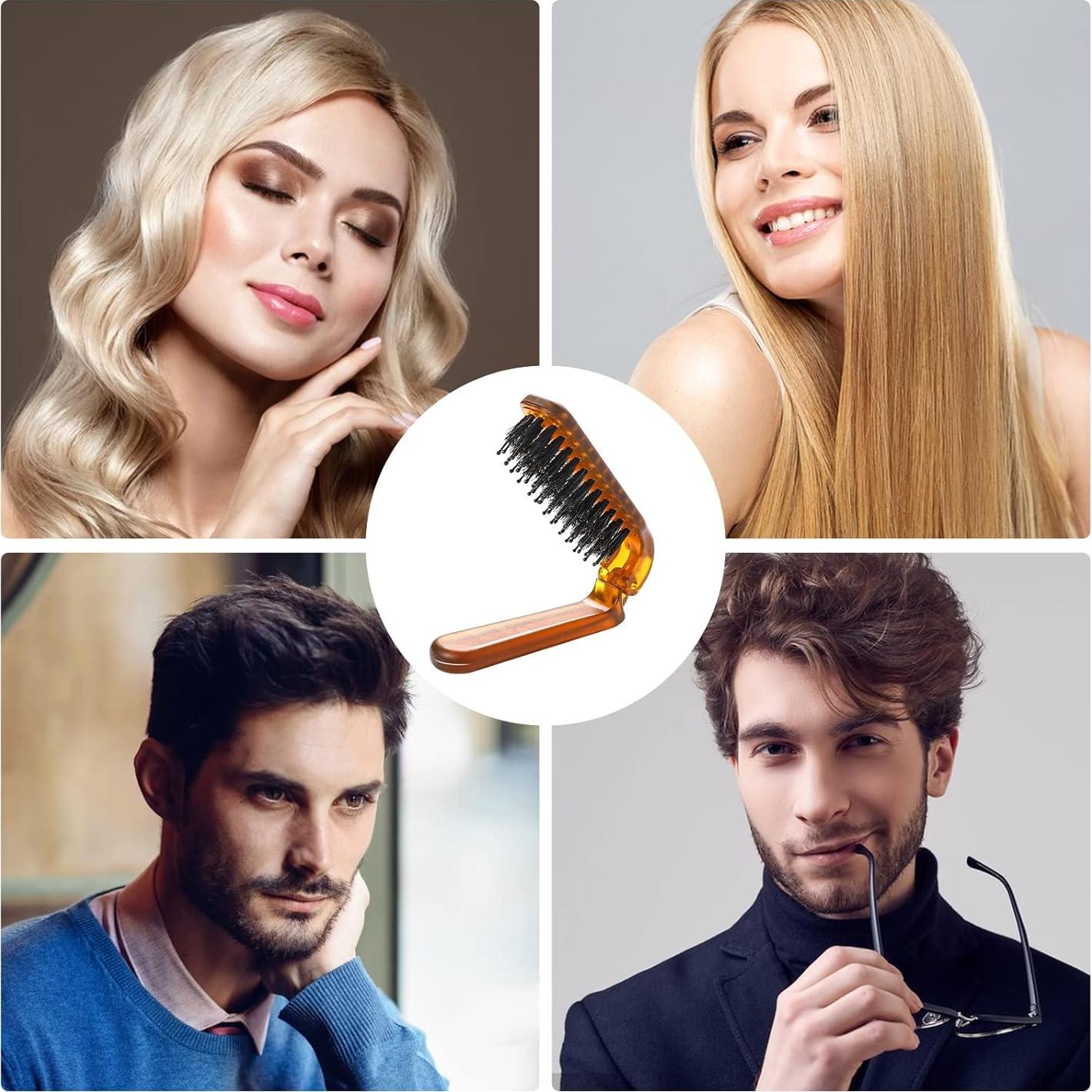 Cepillo de Pelo Plegable MOZEAT LENS Ámbar 17.5x2.5 cm