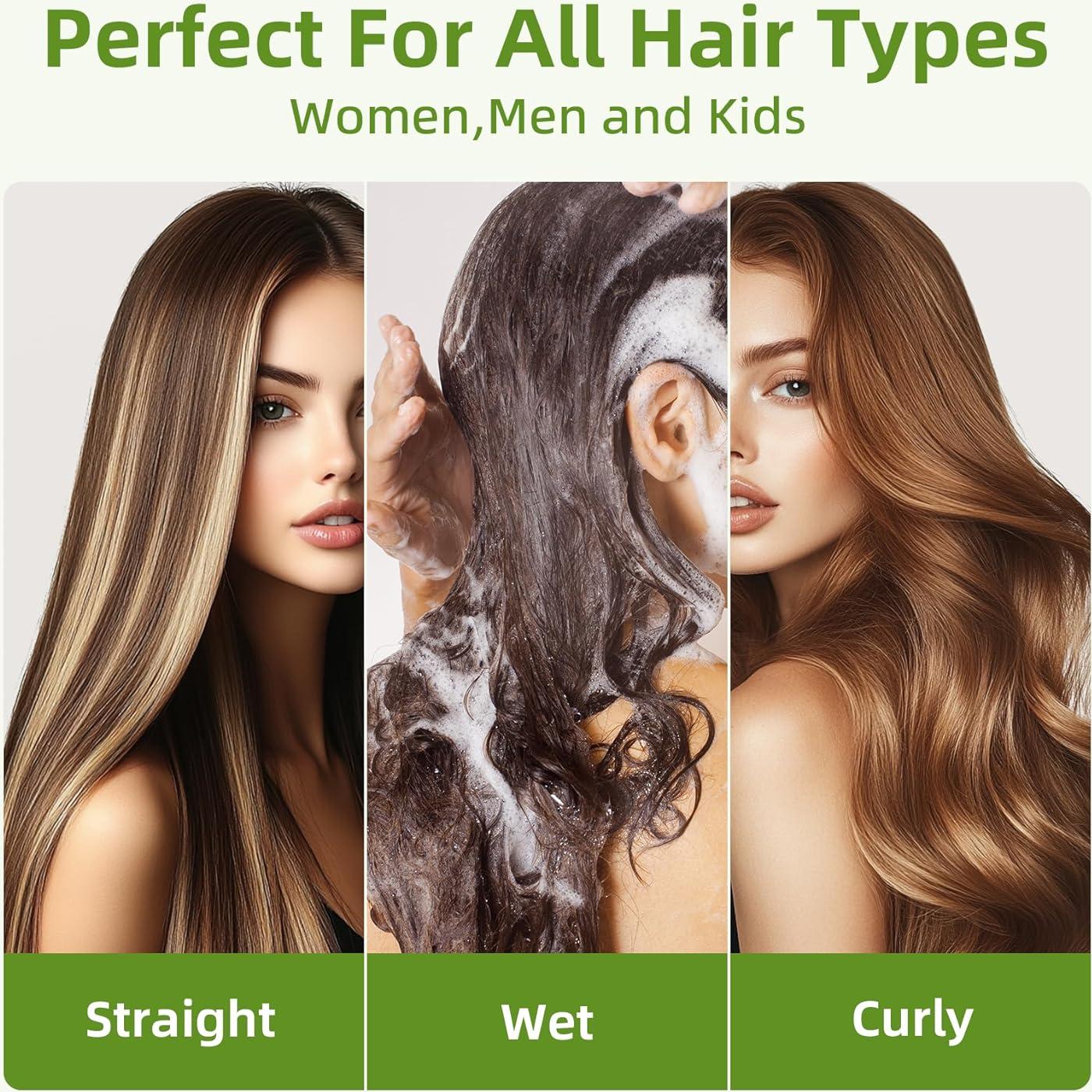 Cepillo de Paleta de Bambú Natural MRD para Desenredar 23.7x8cm