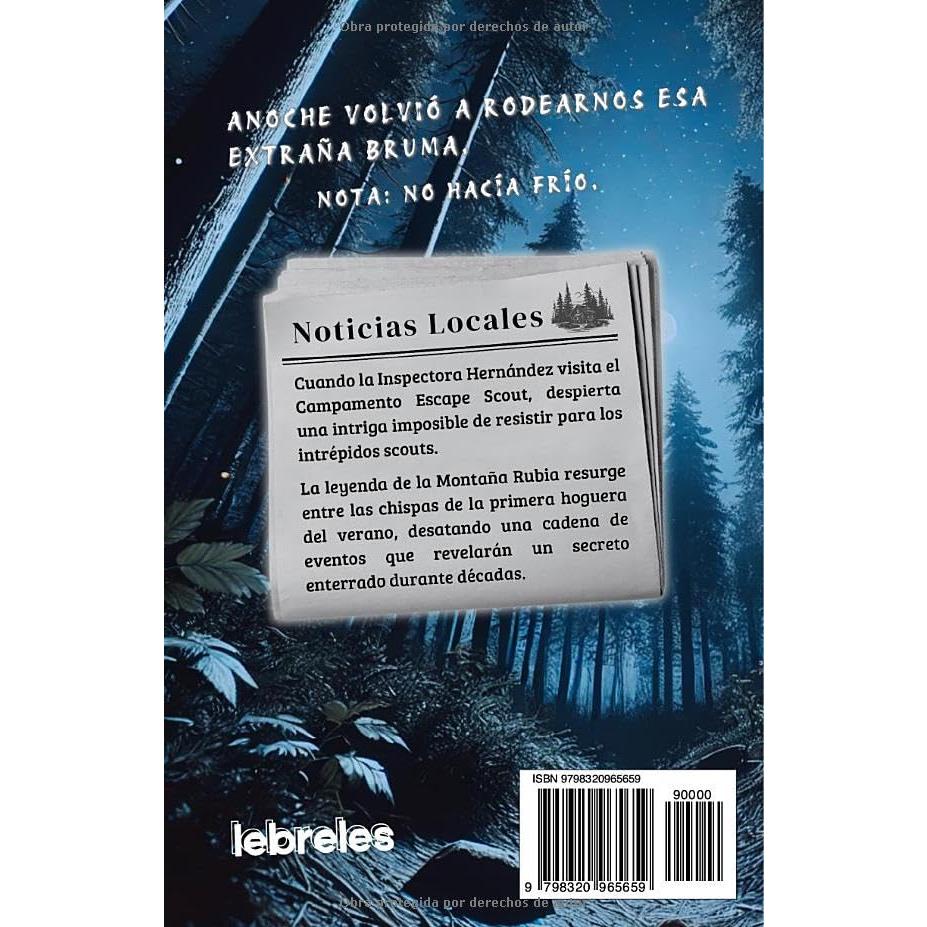 SCOUTS, misterio en el campamento para adolescentes: una novela de fantasía juvenil, intriga y suspense. (Spanish Edition)