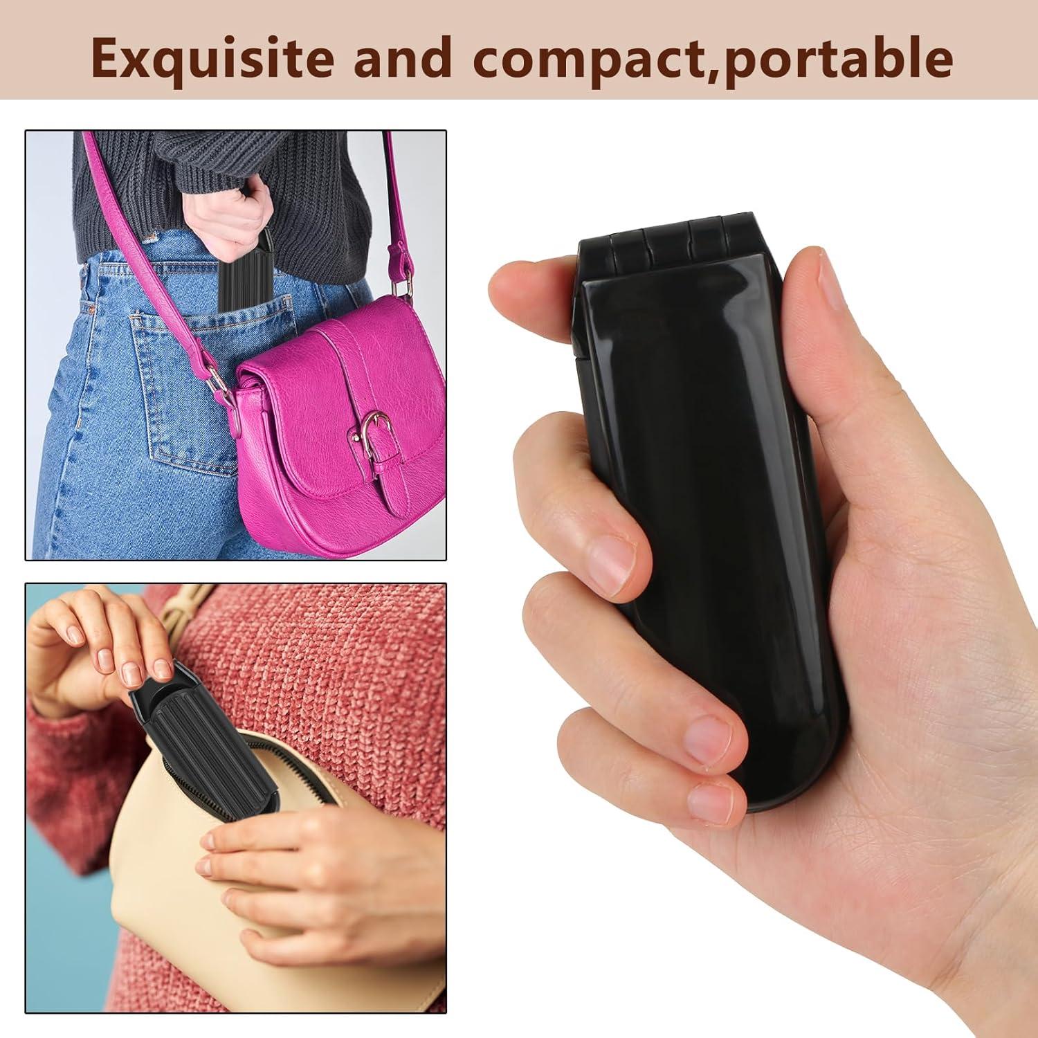 Set de 3 Cepillos de Pelo Plegables TOSAMZOO con Espejo