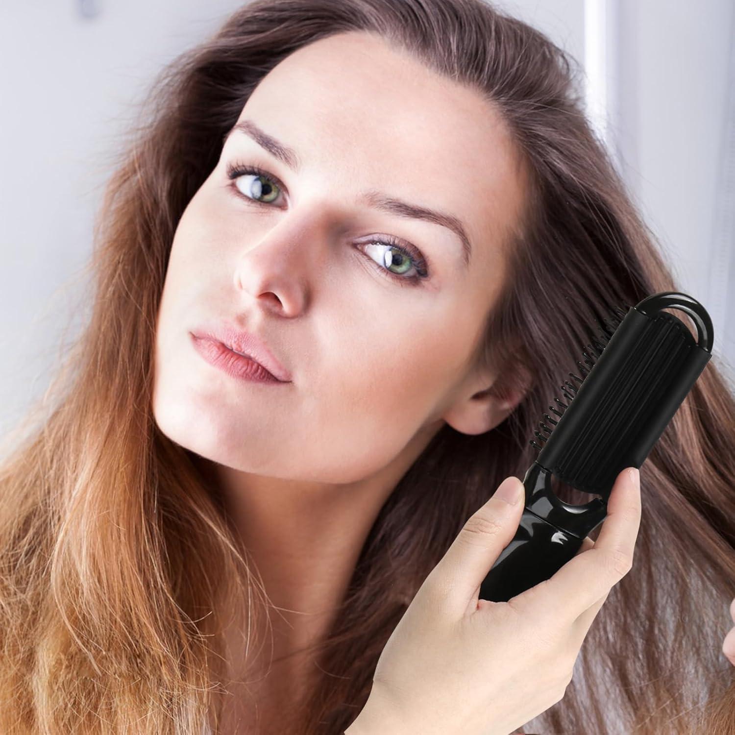 Set de 3 Cepillos de Pelo Plegables TOSAMZOO con Espejo