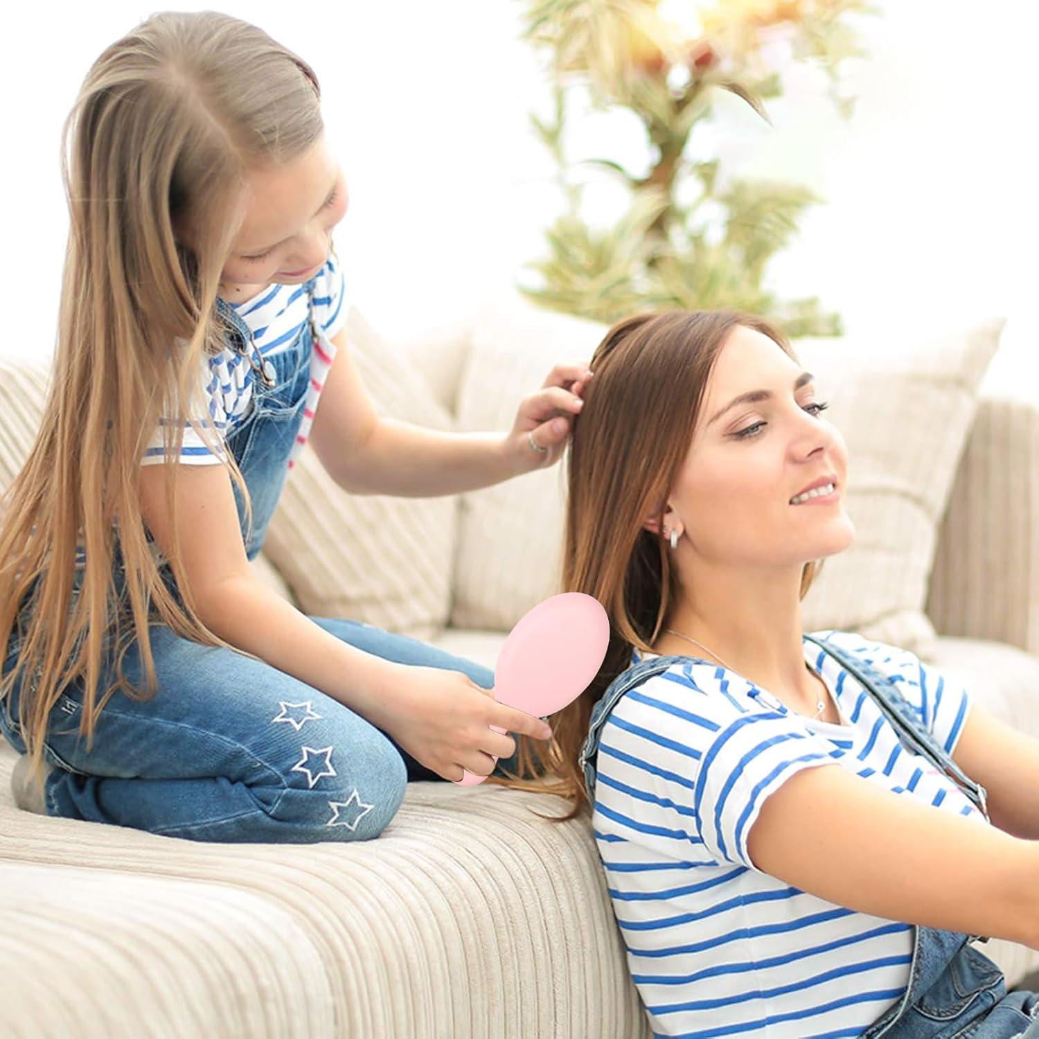 Paquete de 12 Mini Cepillos Desenredantes ANABIUP para Cabello
