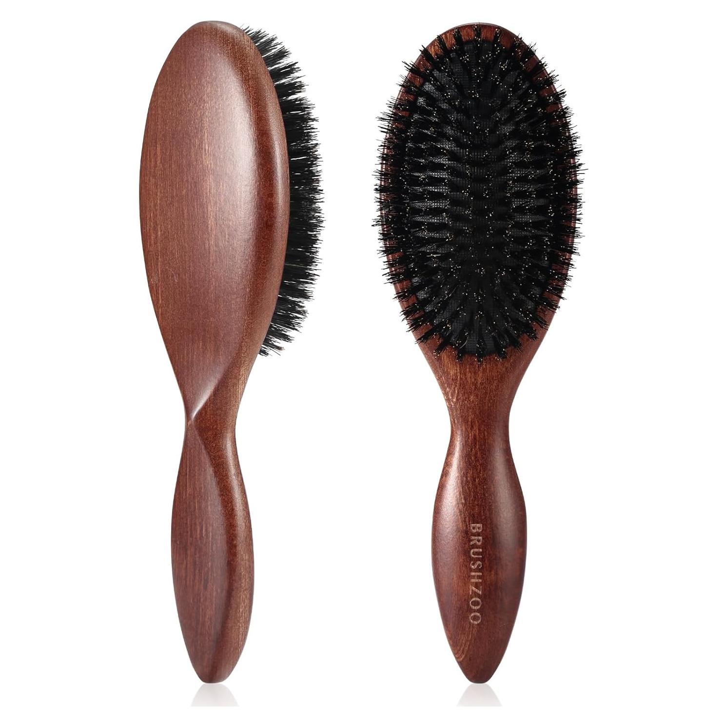 Cepillo de Cerdas de Jabalí BRUSHZOO para Cabello Fino 12cm