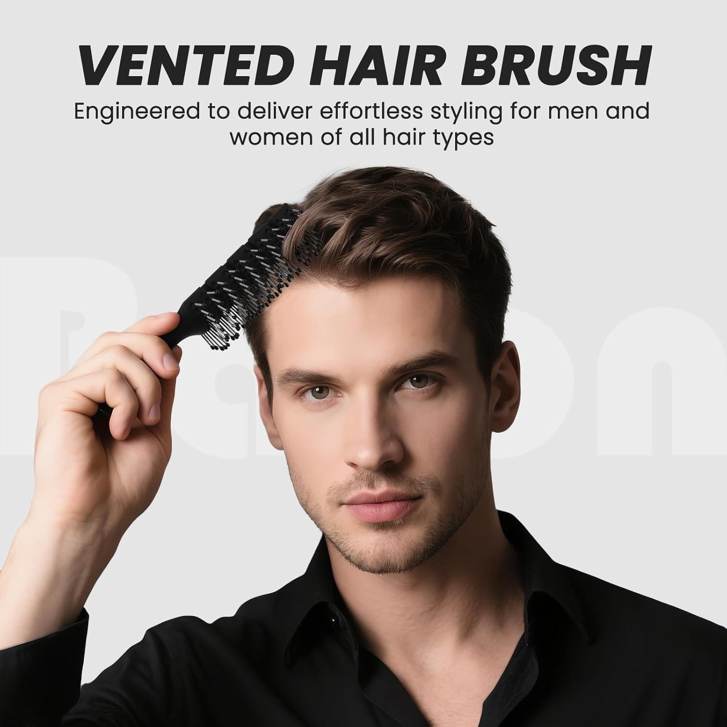 Cepillo Desenredante Balon para Todo Tipo de Cabello 21.7cm