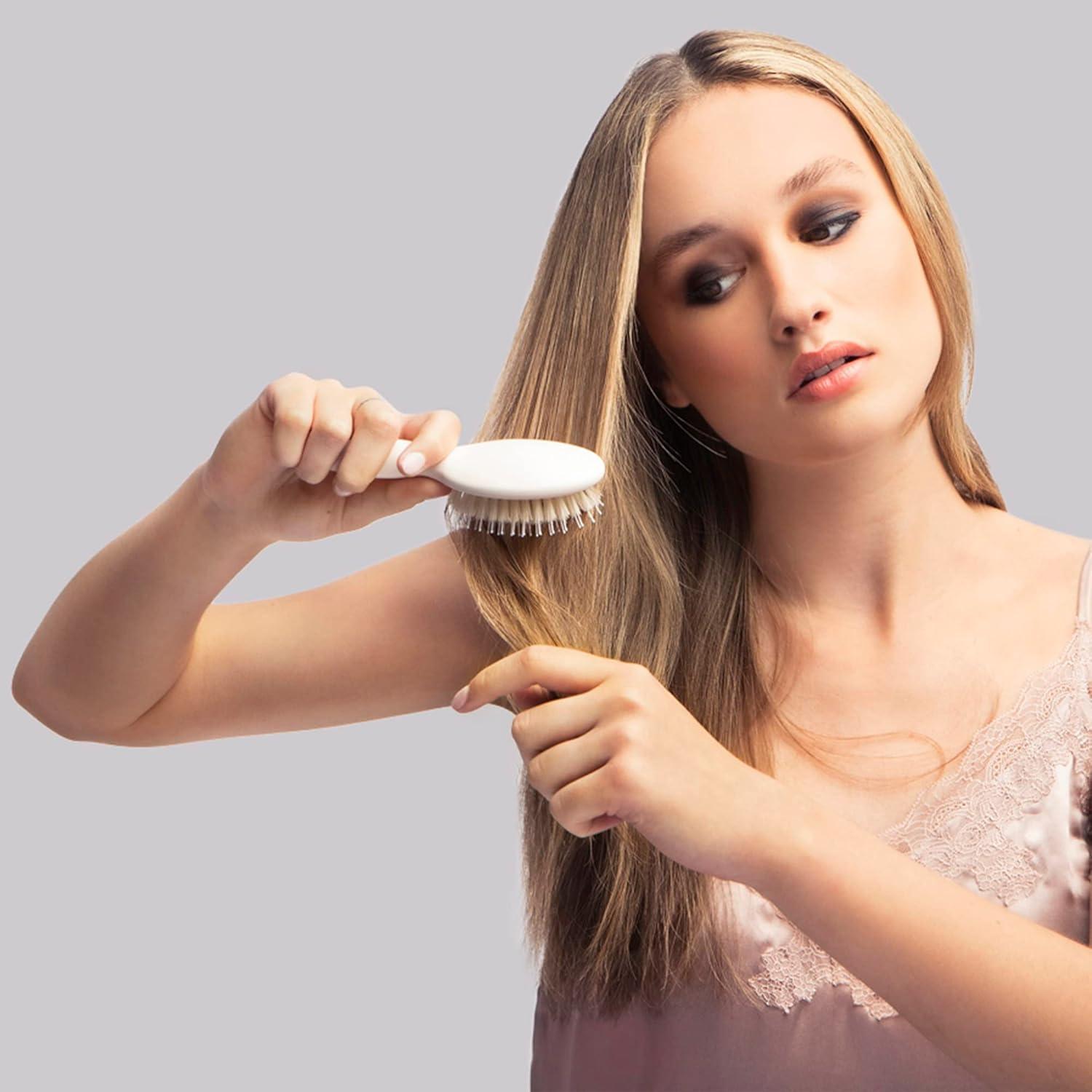 Cepillo de Cabello de Viaje FROMM Crema 15.5x8.7cm