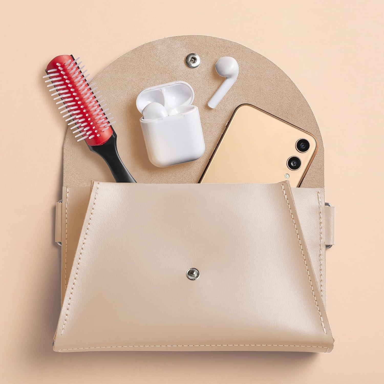 Cepillo Mini Desenredante Diane Pro Negro/Rojo 18cm Antiestático