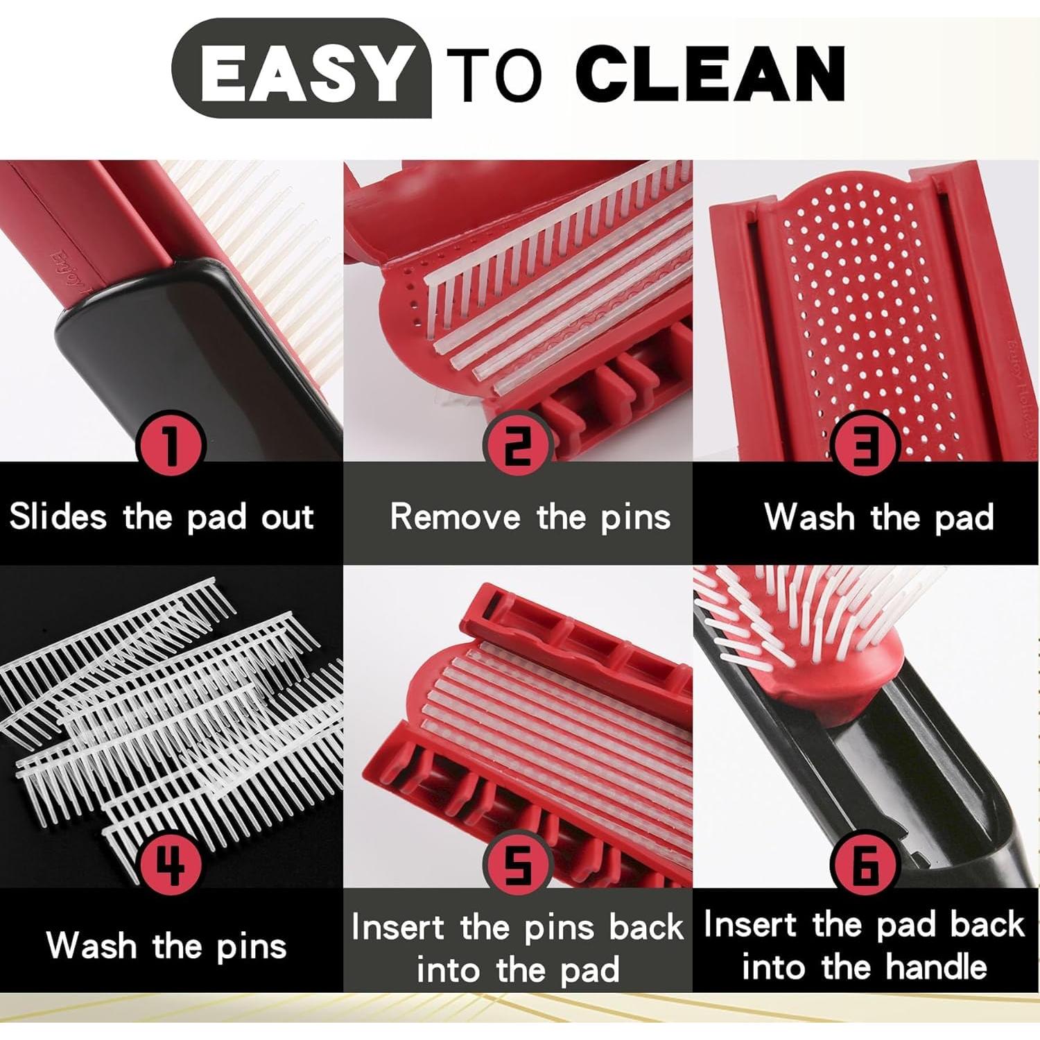 Cepillo Desenredante Enjoy Holiday 1981 para Cabello Grueso