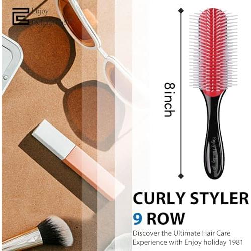 Cepillo Desenredante Enjoy Holiday 1981 para Cabello Grueso