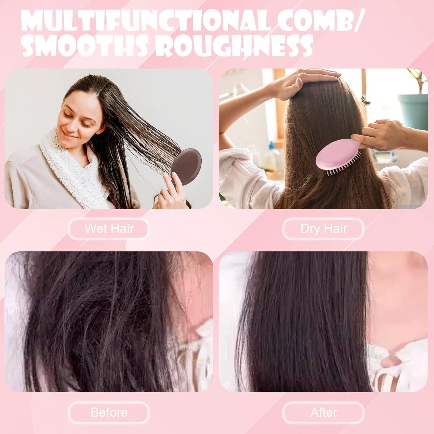 Mini Cepillo para Cabello ANSLCA 28 Piezas Viaje Colorido