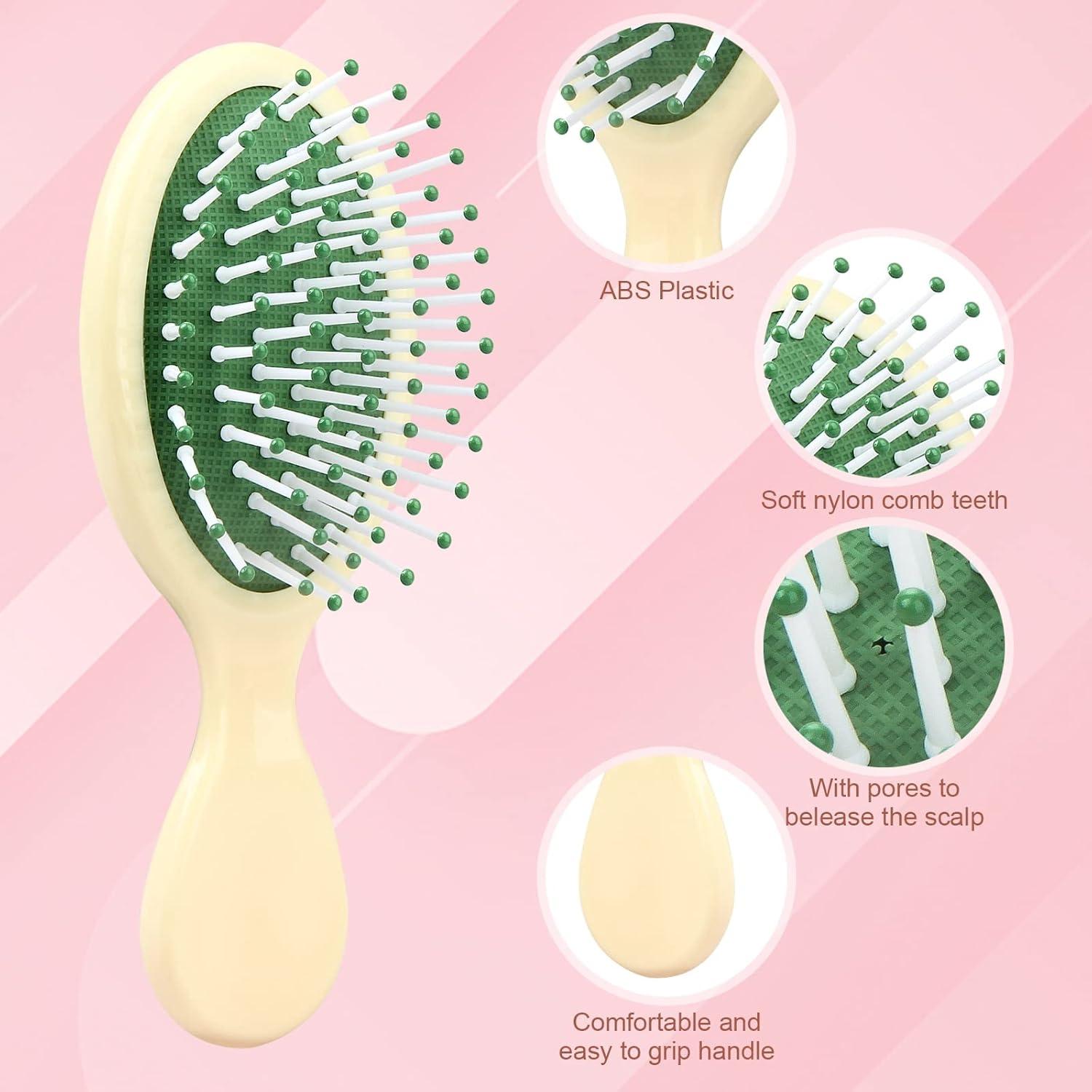 Mini Cepillo para Cabello ANSLCA 28 Piezas Viaje Colorido