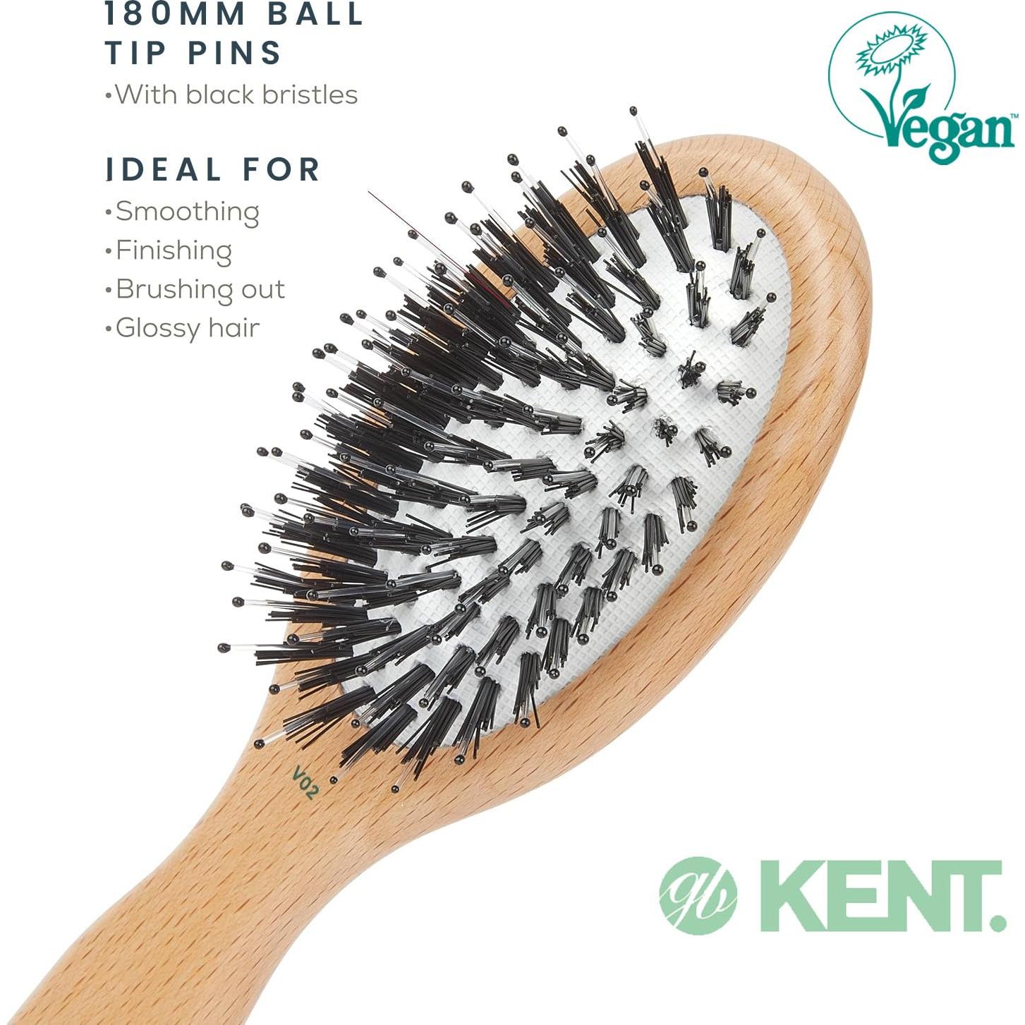 Cepillo de Cerdas Veganas Kent V02 Pequeño 17.78 cm