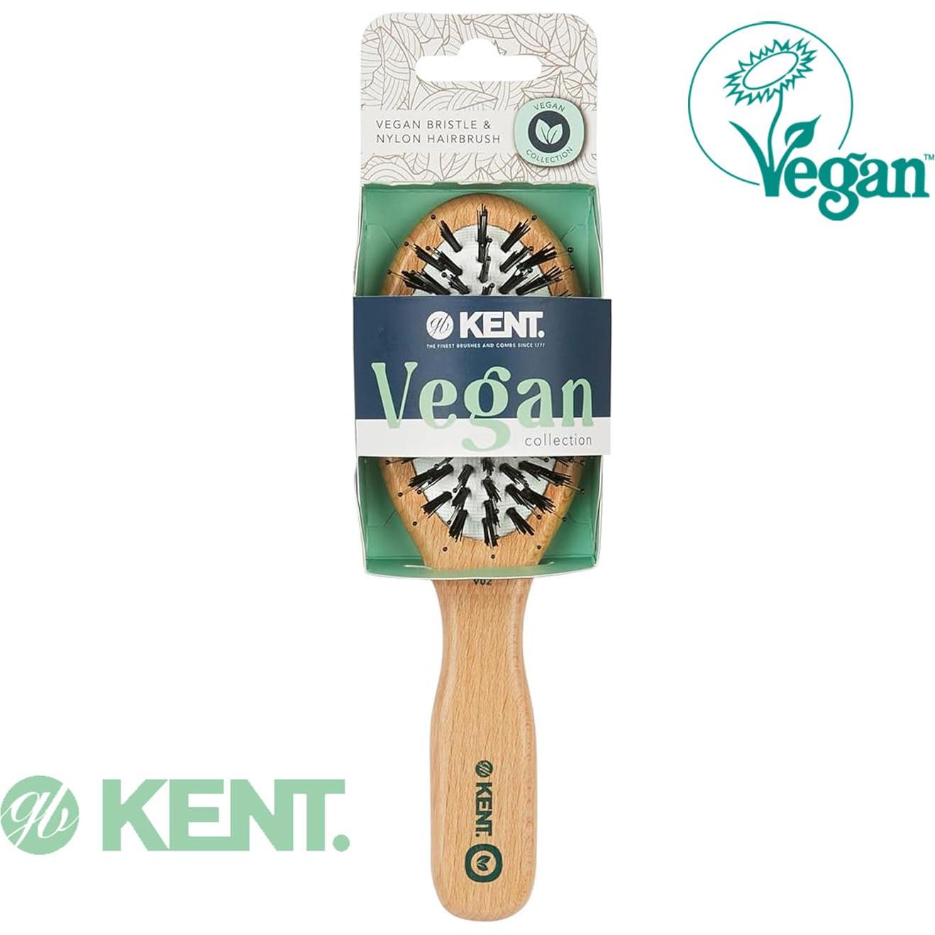 Cepillo de Cerdas Veganas Kent V02 Pequeño 17.78 cm