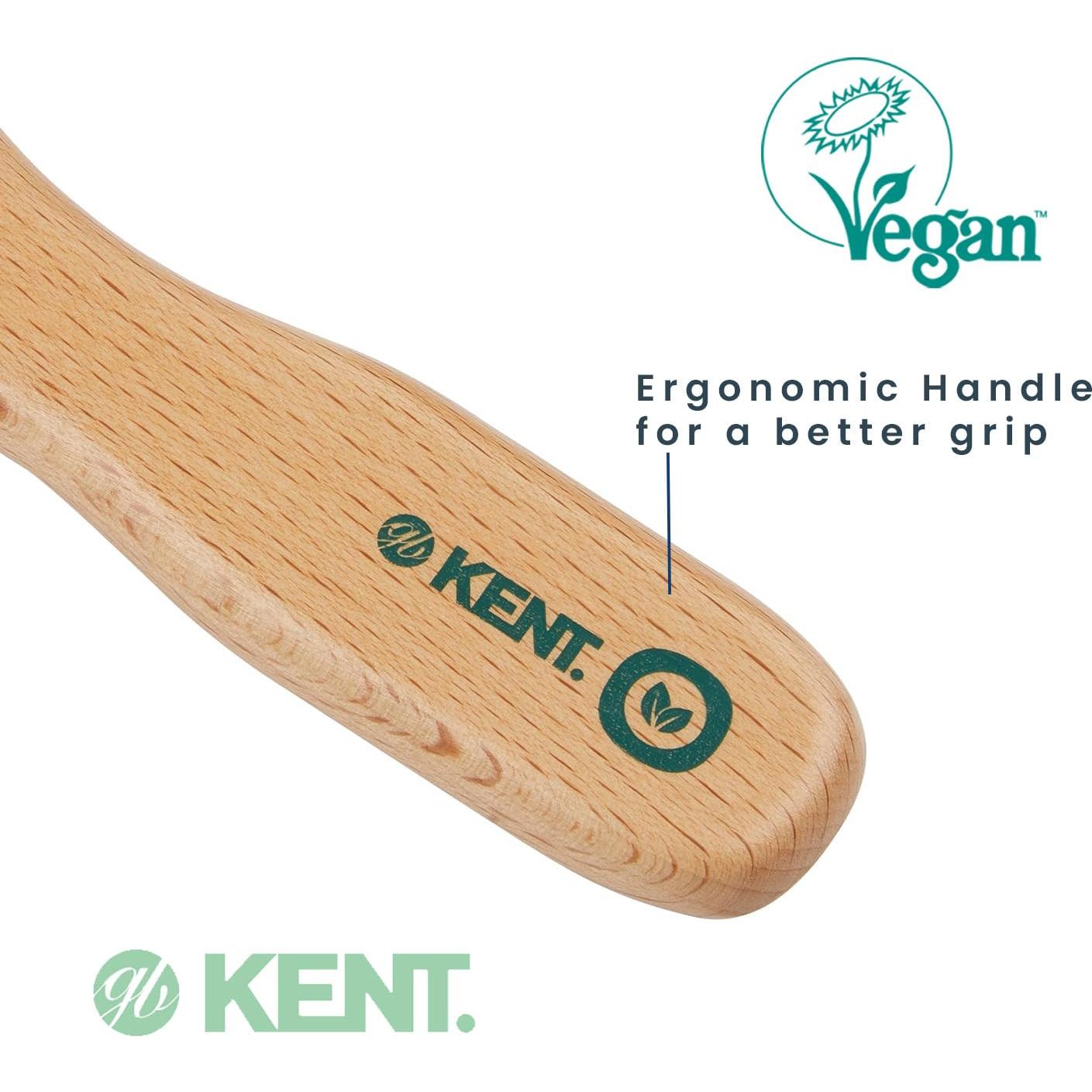 Cepillo de Cerdas Veganas Kent V02 Pequeño 17.78 cm