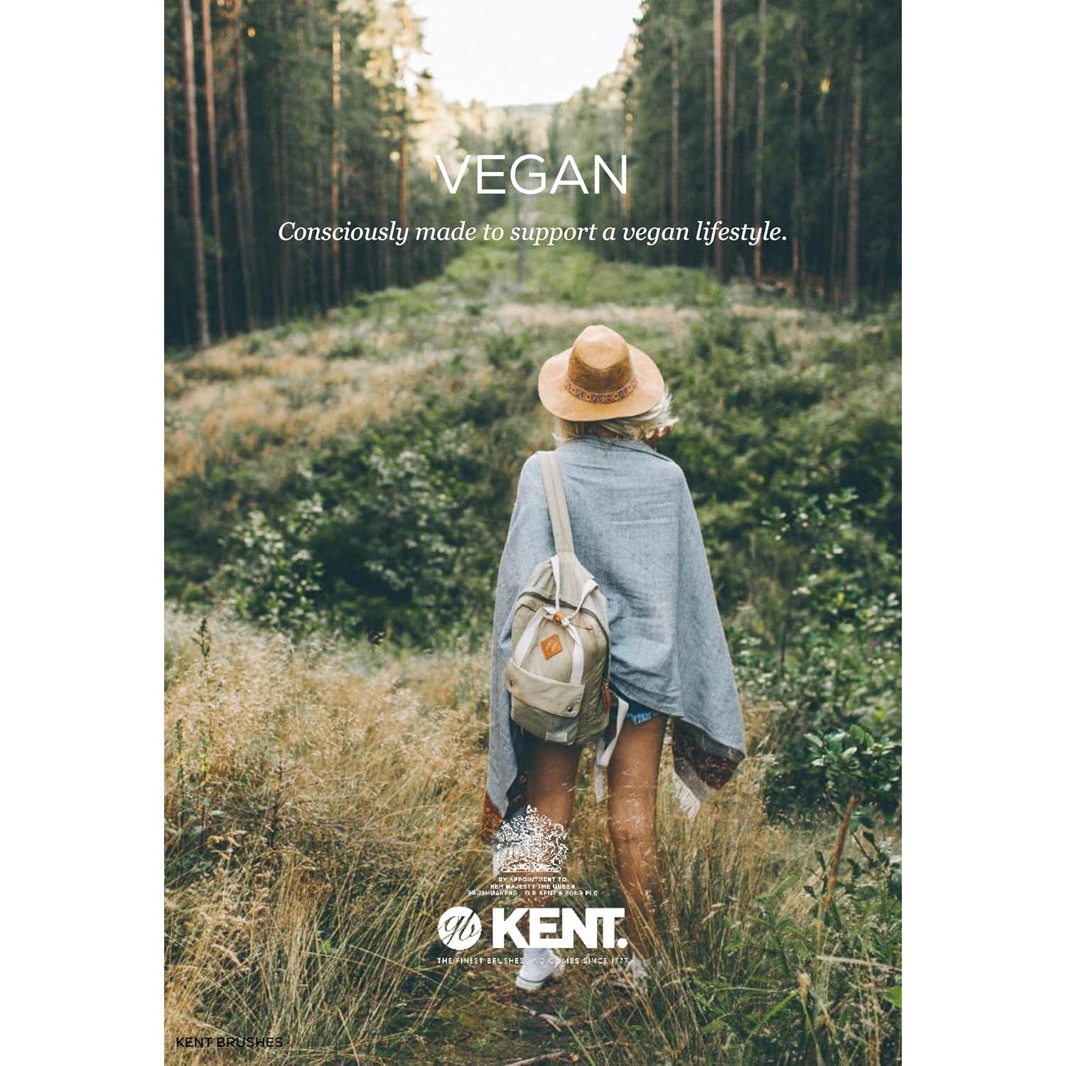 Cepillo de Cerdas Veganas Kent V02 Pequeño 17.78 cm