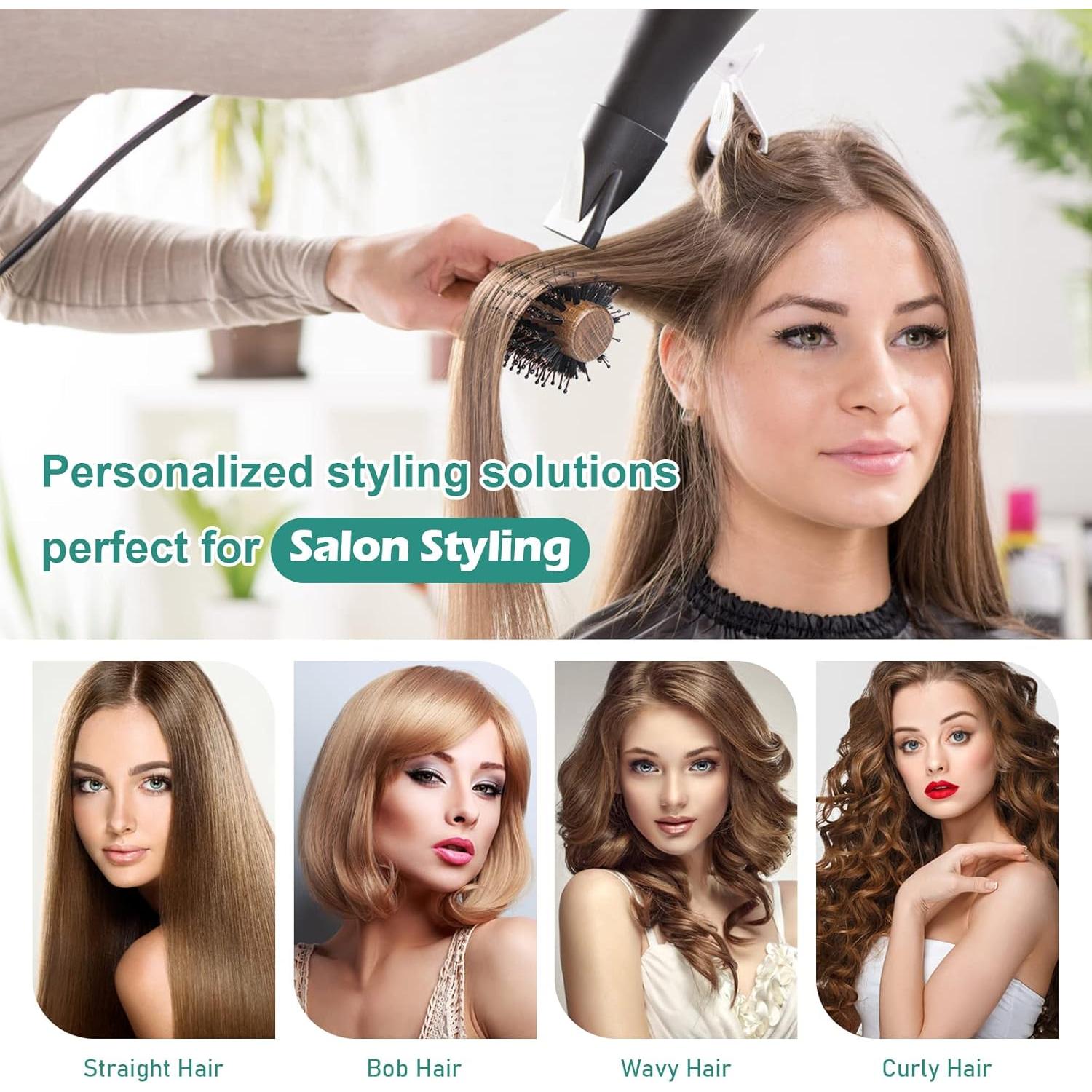 Cepillo Redondo LORSEX de Cerda de Jabalí 5.58 cm para Cabello