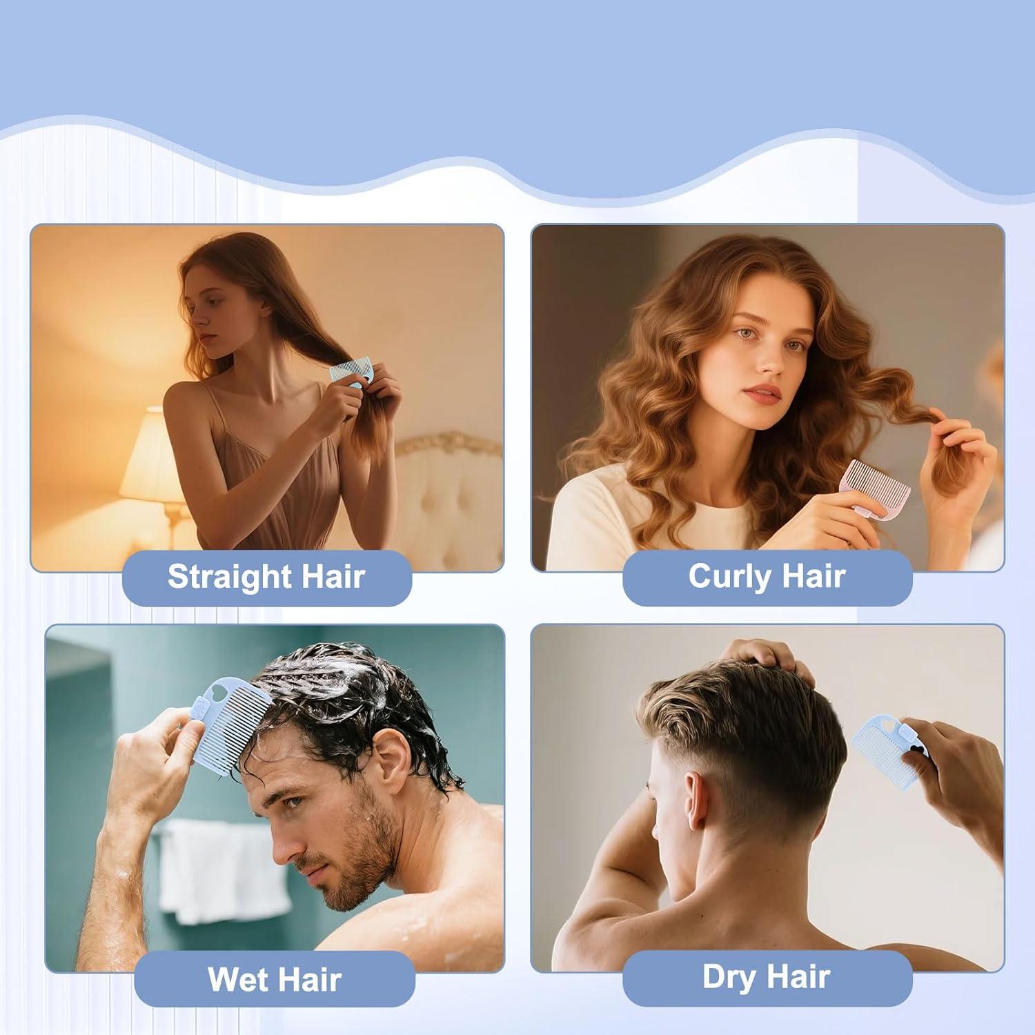 Espejo Plegable 2 en 1 Lilingsty con Cepillo y Pegatinas DIY - 12 Pcs