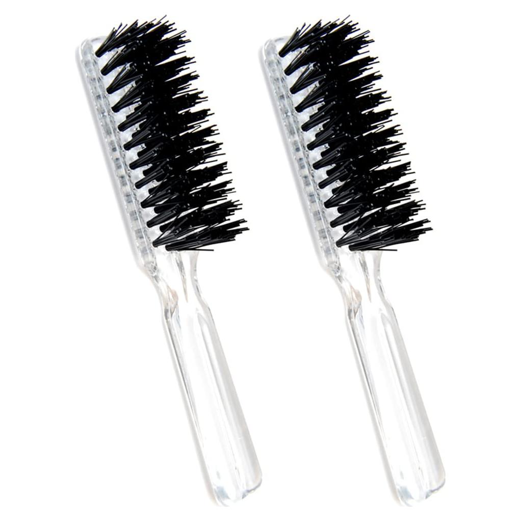 Paquete de 2 Peines de Nylon Luxxii con Mango Transparente 6"