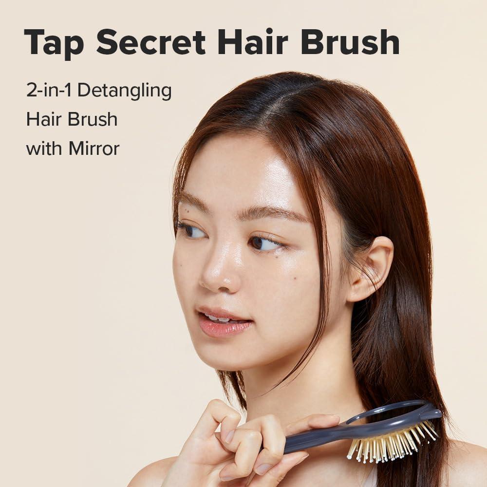 Cepillo Desenredante I DEW CARE Tap Secret con Espejo 16.8cm