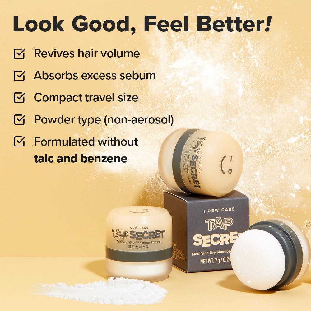 Cepillo Desenredante I DEW CARE Tap Secret con Espejo 16.8cm