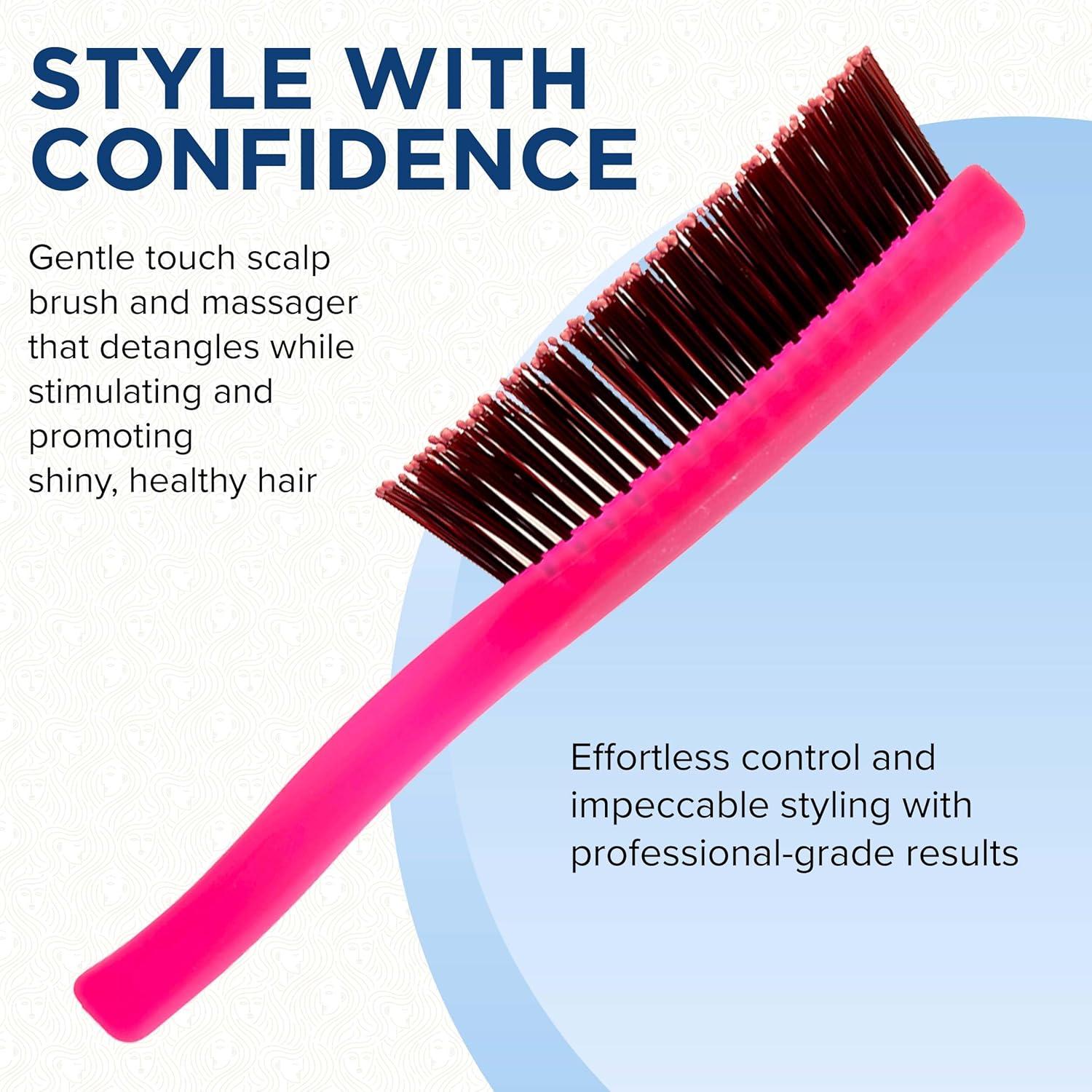 Cepillo Desenredante Giorgio GION2R Rojo 16.5 cm Suave