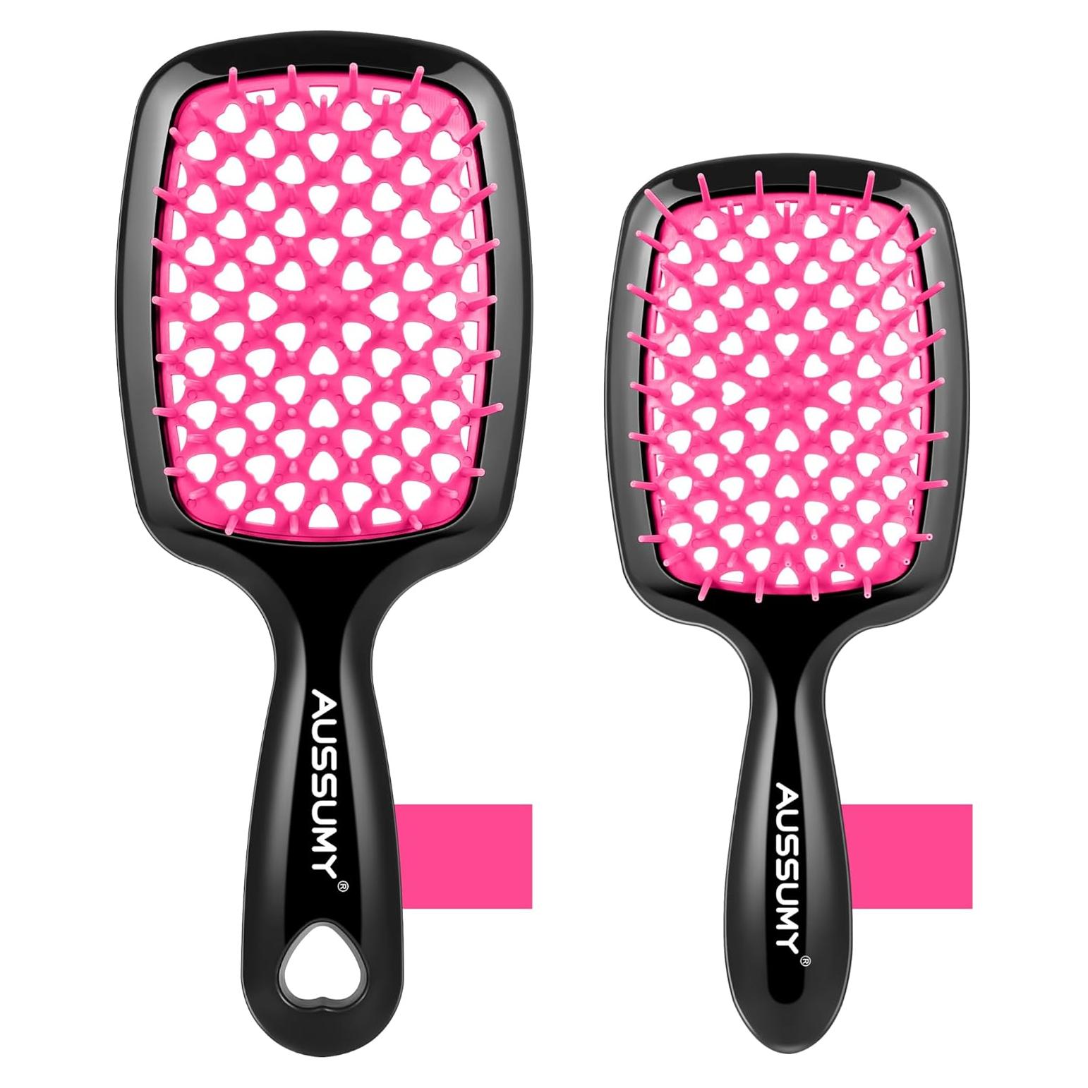 Cepillo Desenredante Aussumy Magenta Regular y Mini 20x20cm