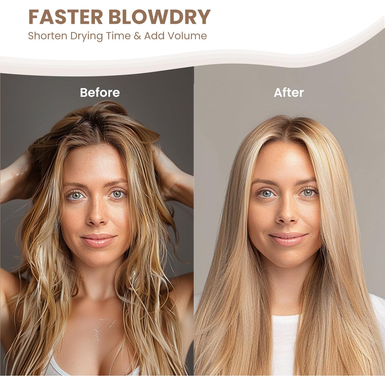 Cepillo Redondo AIMIKE 1.3" (3.05 cm) Cerámica Térmica Iónica