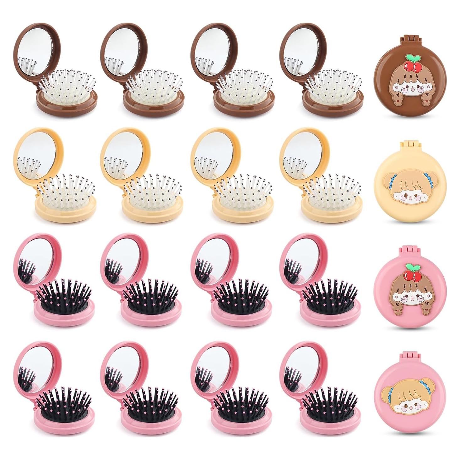 Set de 8 Cepillos Espejo Plegables Lilingsty 2 en 1