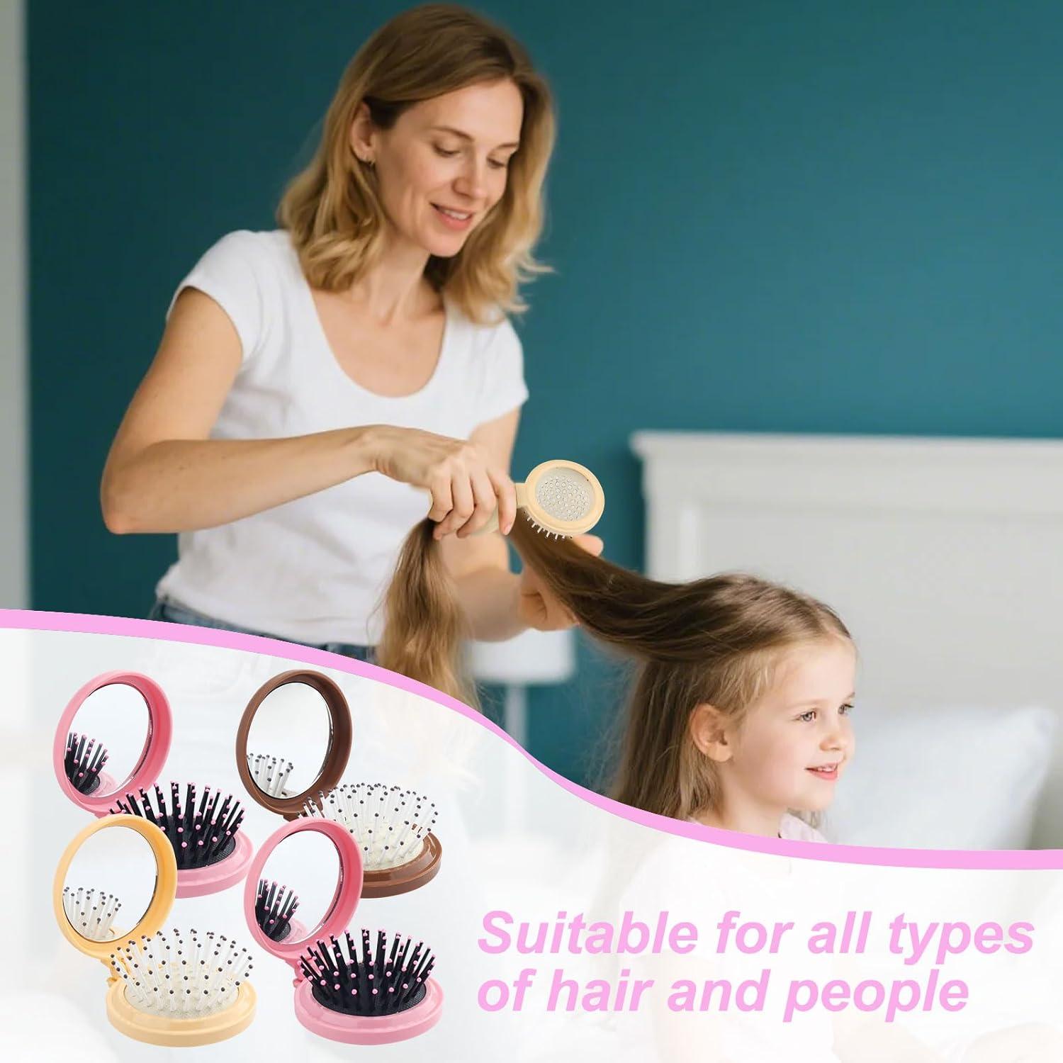 Set de 8 Cepillos Espejo Plegables Lilingsty 2 en 1