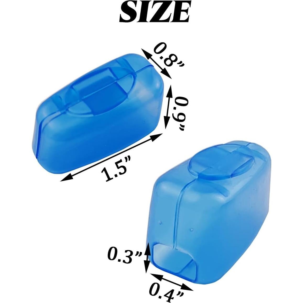 100 Estuches Protectores para Cepillos de Dientes ROYHOO